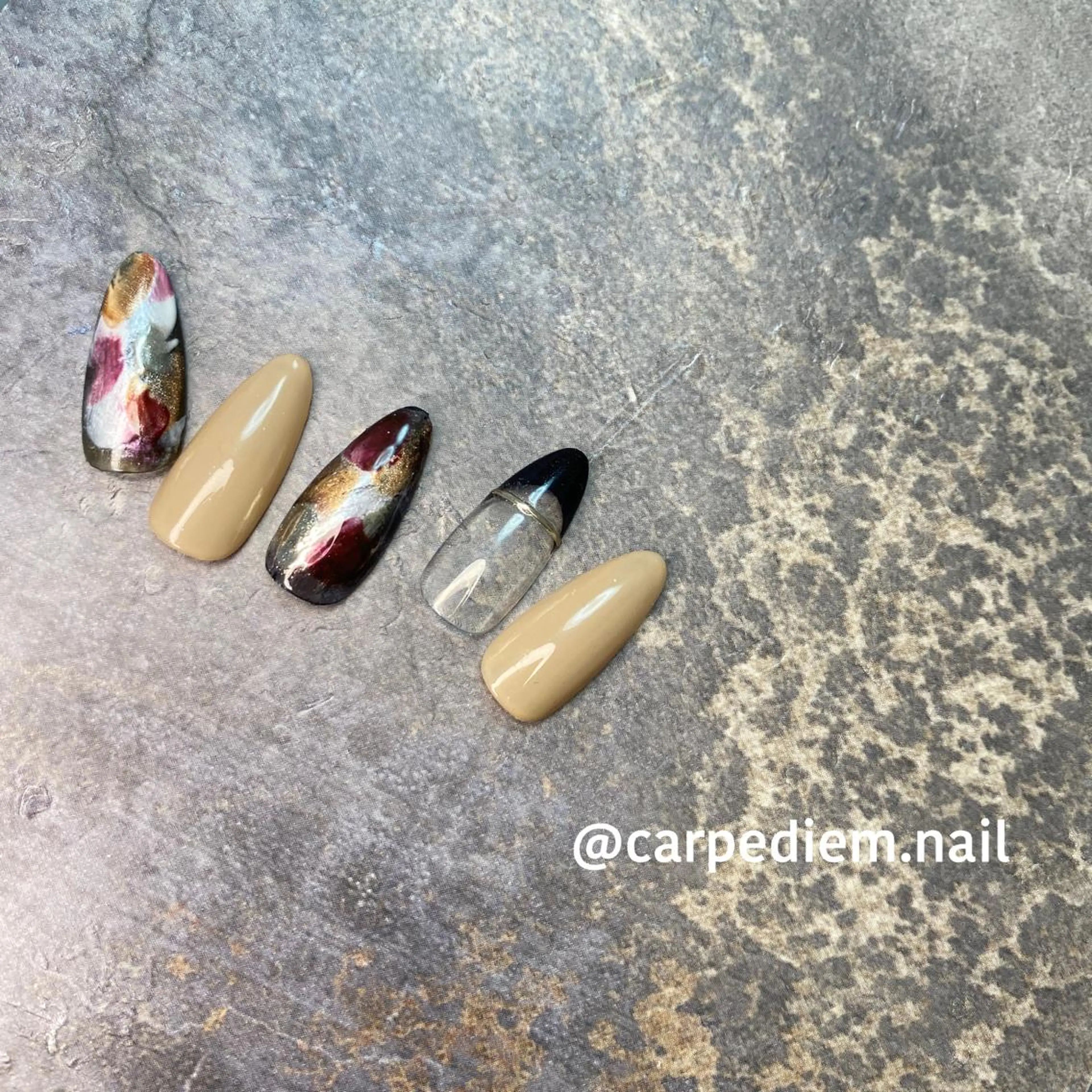 ネイル 城東区ネイルサロン carpediemのネイルデザイン
