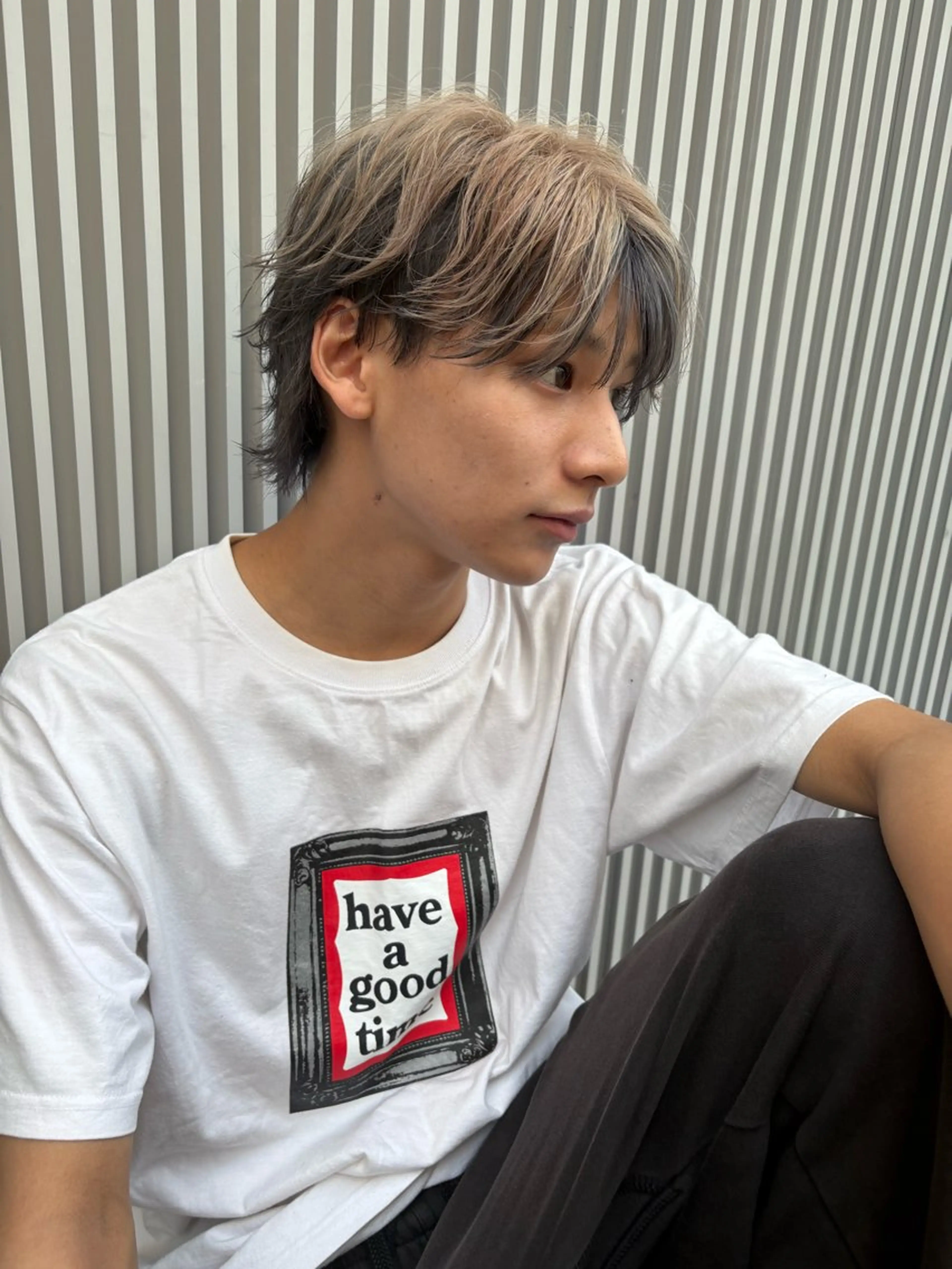 ショート カラー メンズ ヘアカラー 樅木 恒毅のヘアスタイル