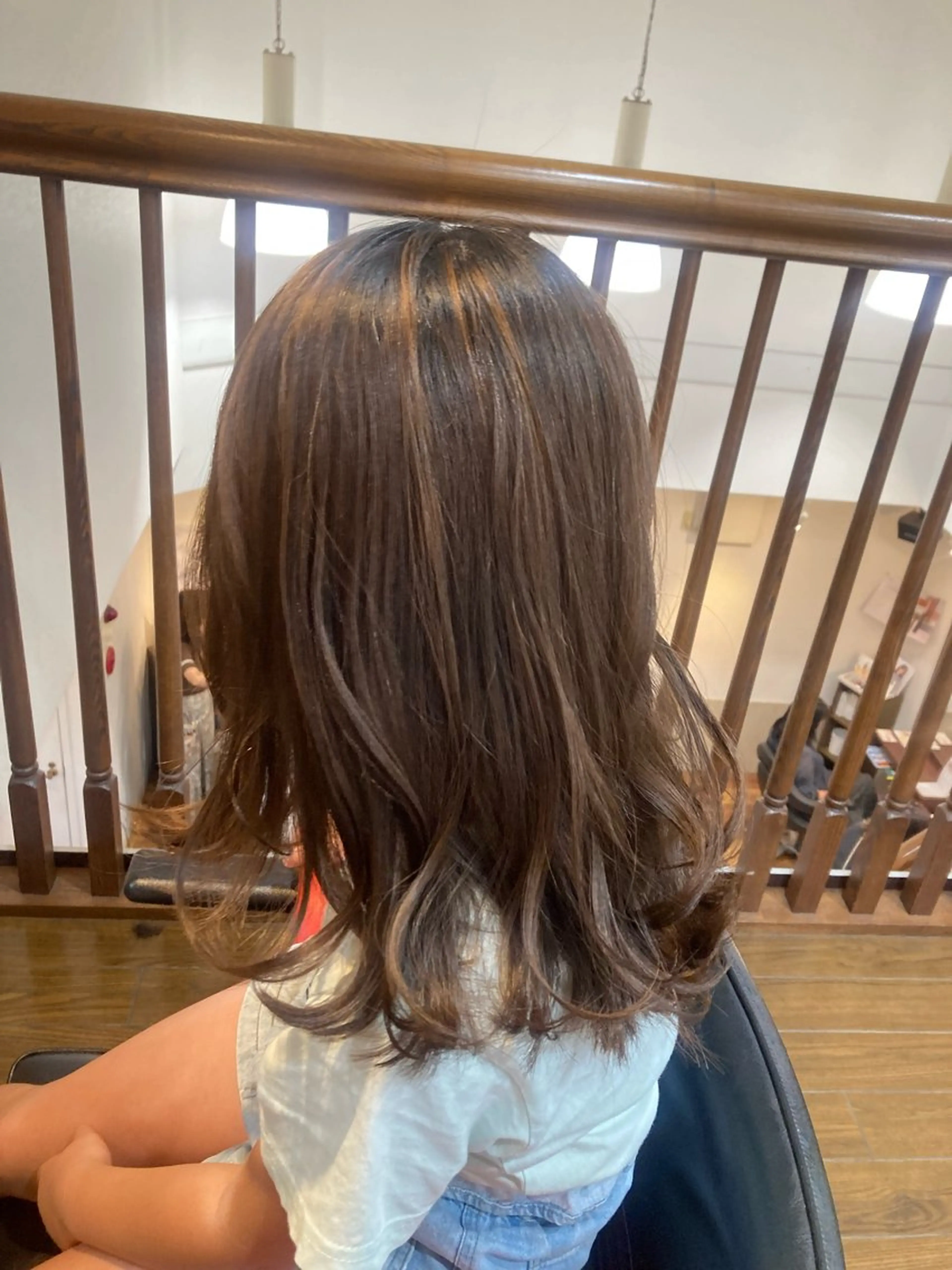 ロング 髪質改善カラー 縮毛矯正🤍辻桃加のヘアスタイル