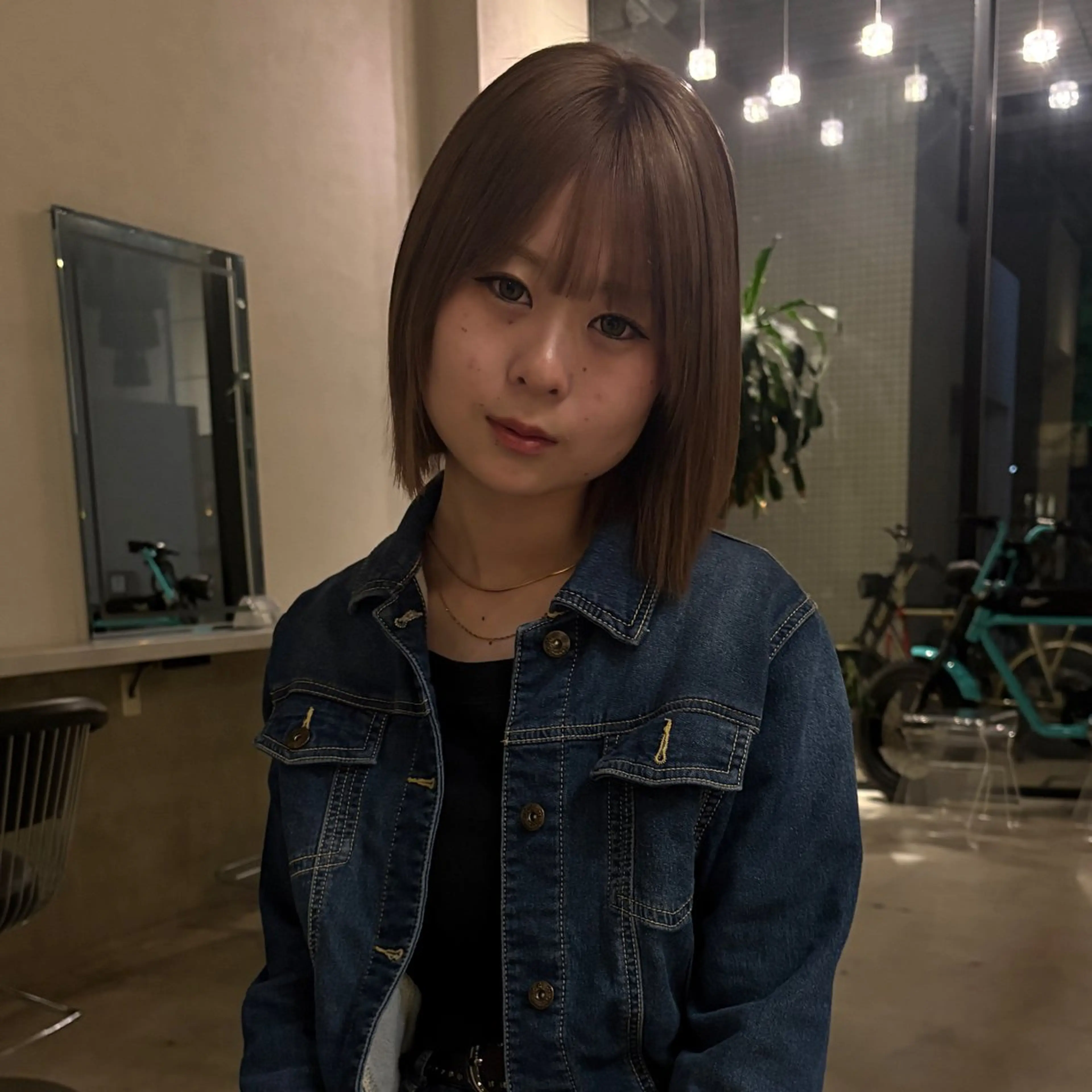 ミディアム 名古屋/落ちる黒 黒染め落としのヘアスタイル