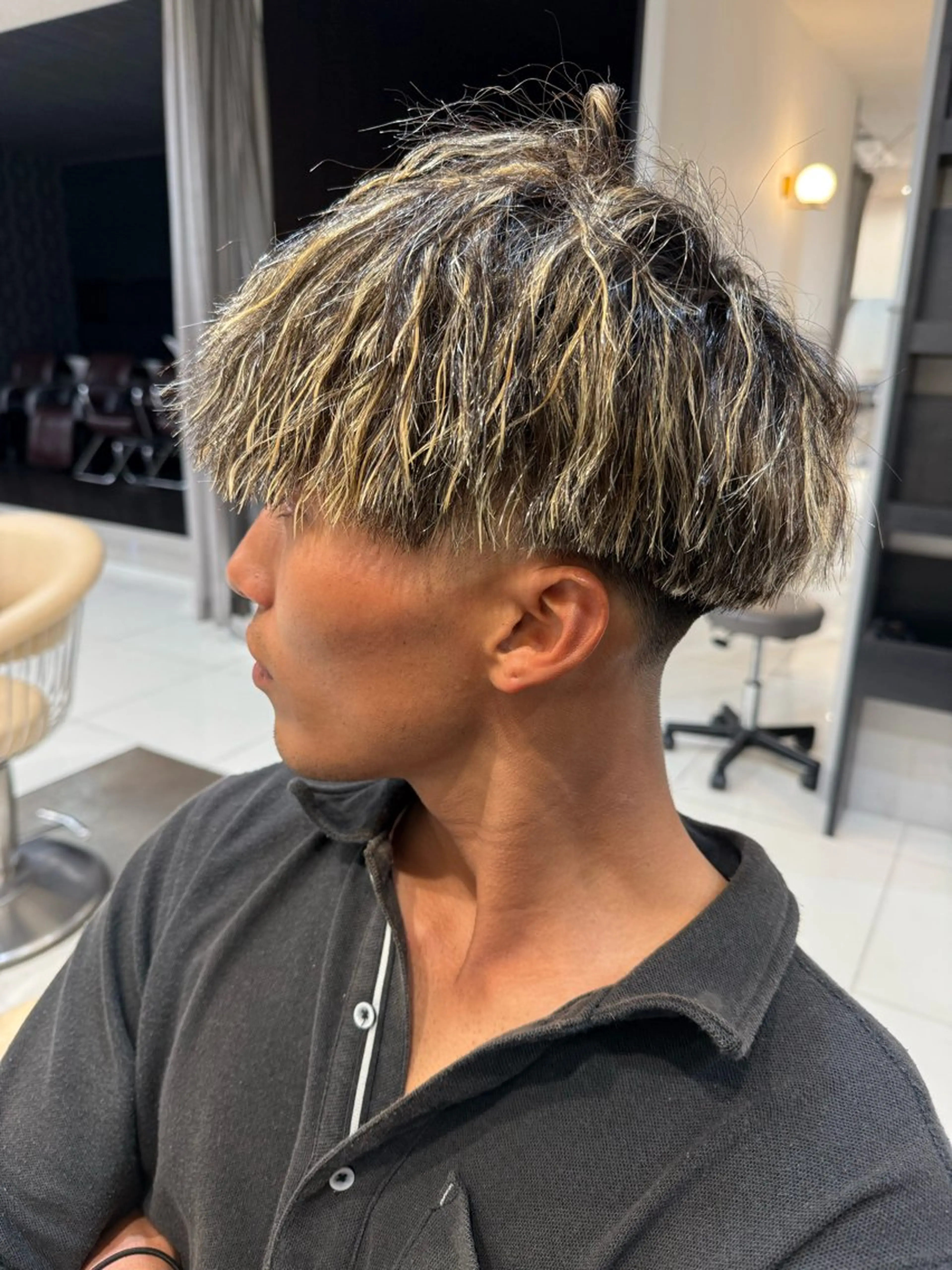 パーマ メンズ 畑 雄貴のヘアスタイル