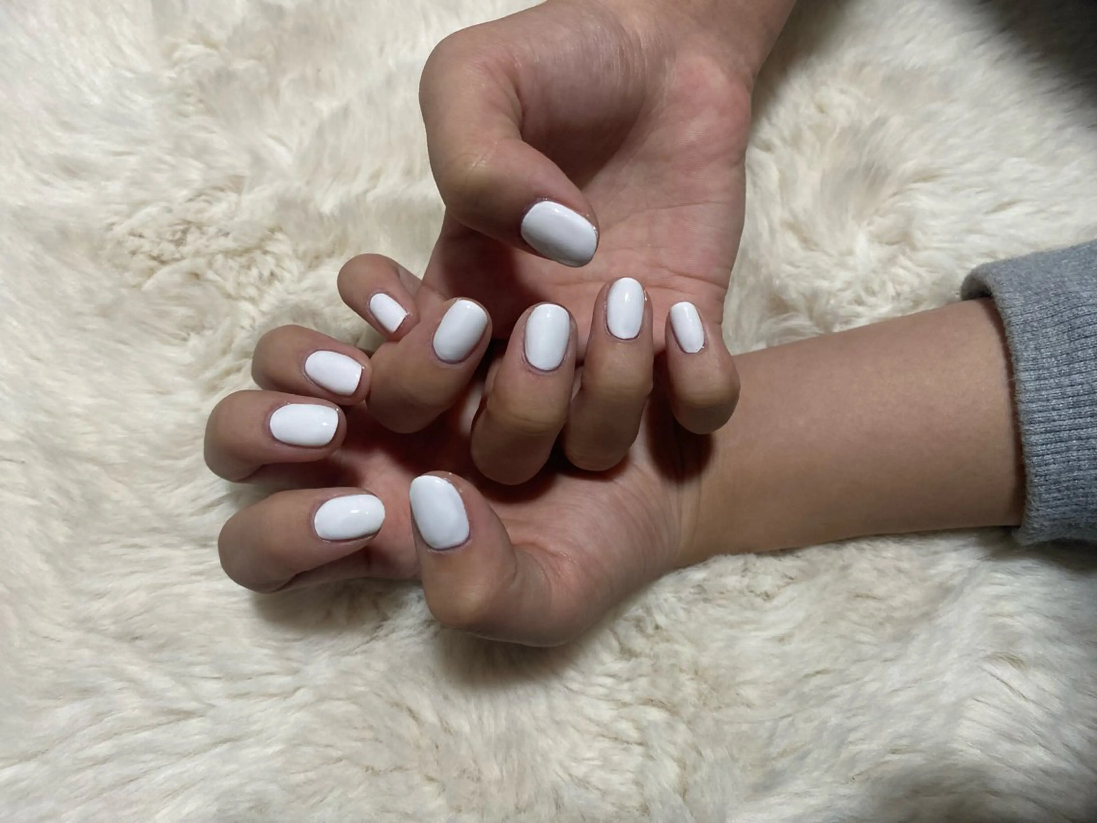 ネイル ワンカラーネイル シンプルネイル ねいるやさん 松原のネイルデザイン