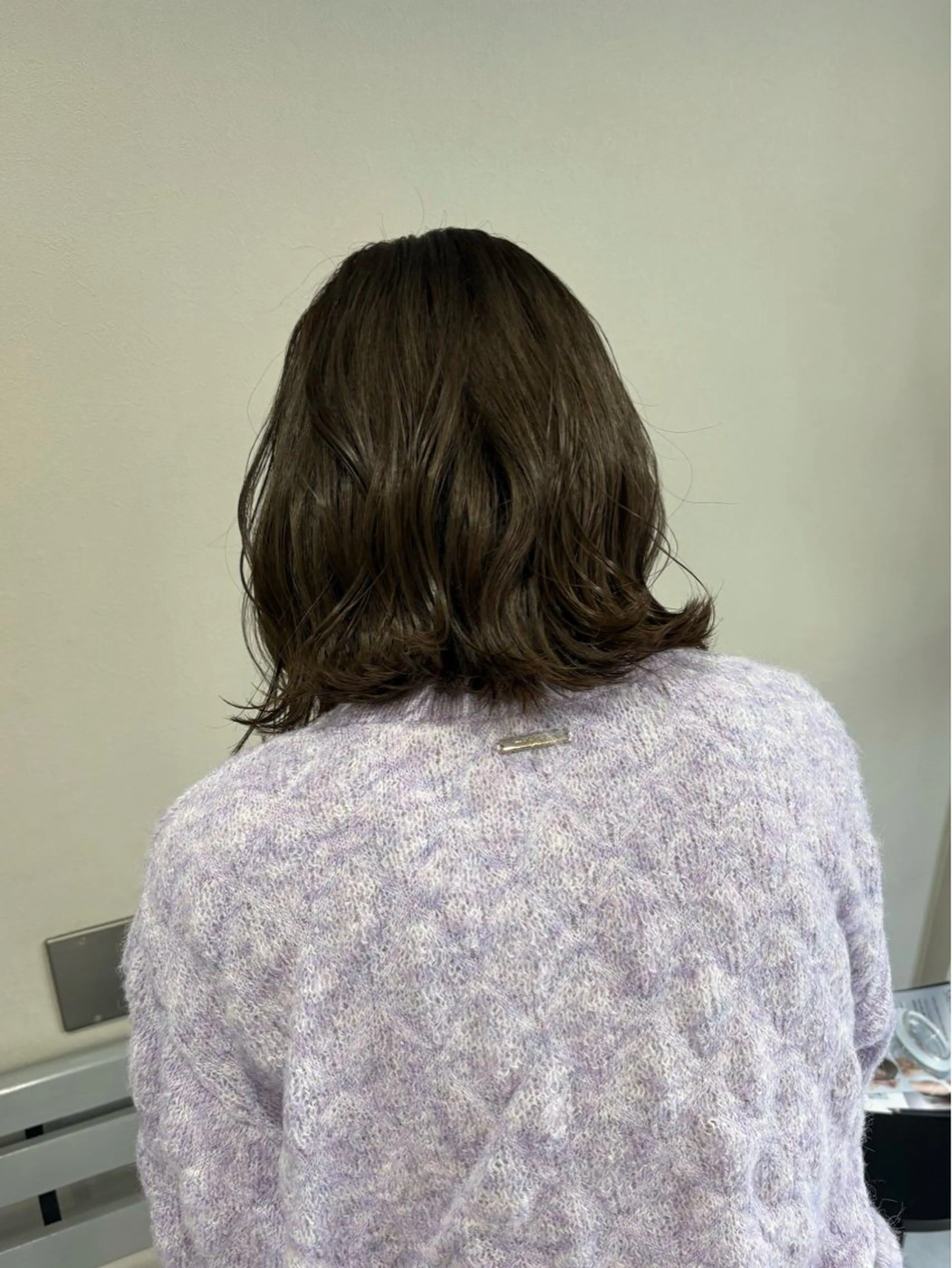 ミディアム ササノ セナのヘアスタイル