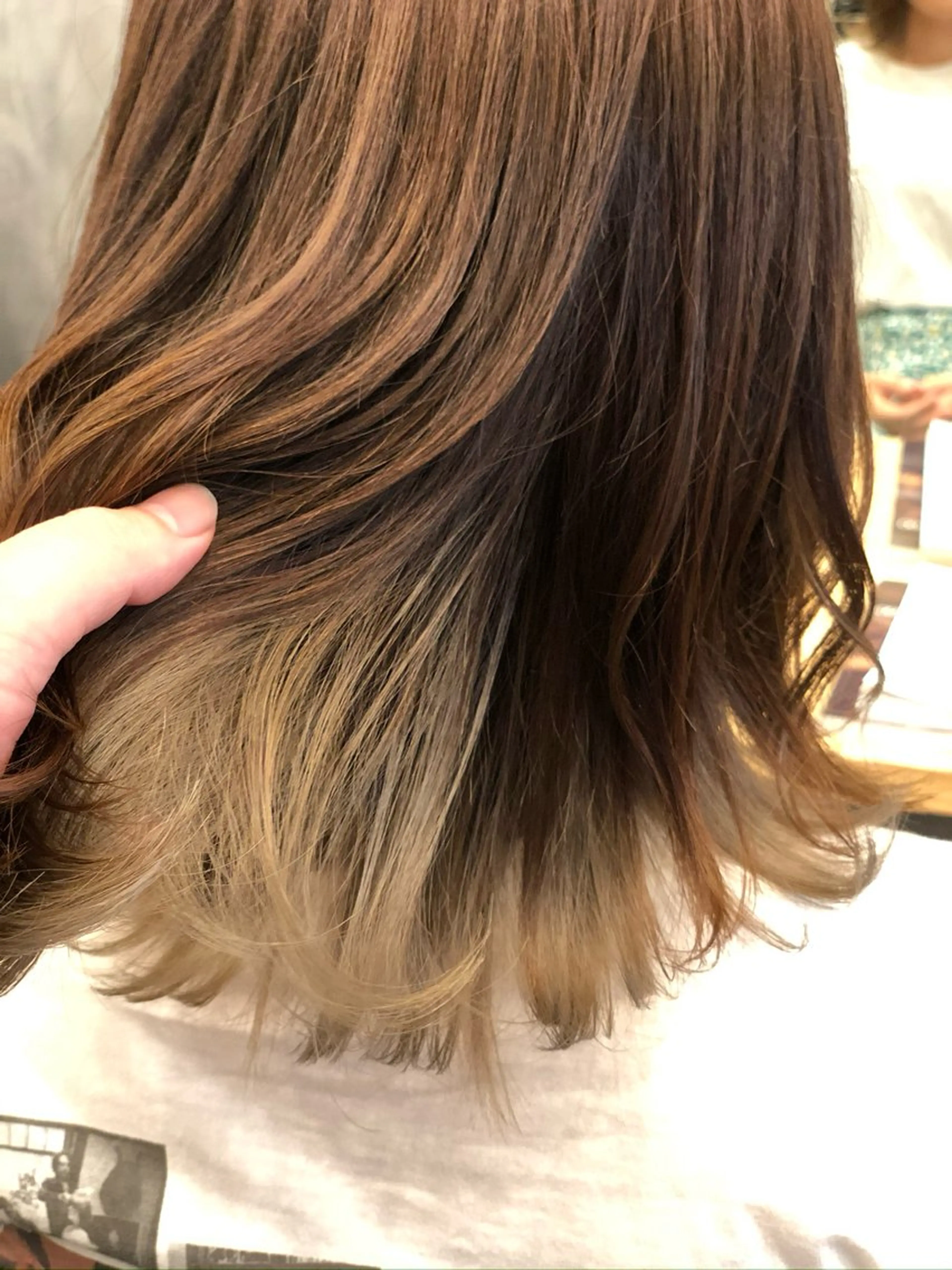 ミディアム カラー パーマ ヘアアレンジ メンズ ヘアカラー ❤️可愛いハイトーン を造る❤️AKIRAのヘアスタイル