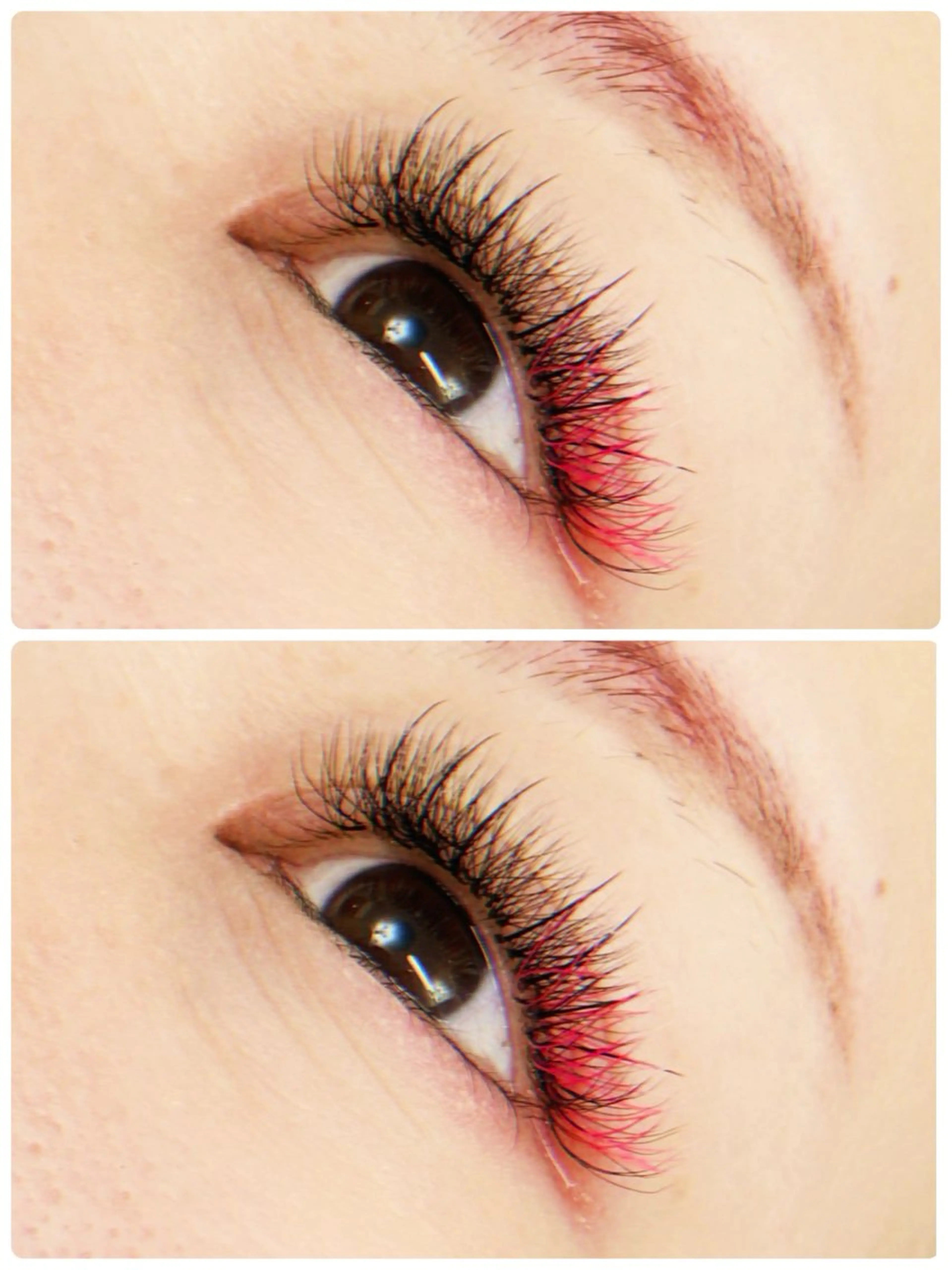 マツエク・マツパ カラーマツエク Dカール ワンホンマツエク Lily kUMIのマツエク・マツパデザイン