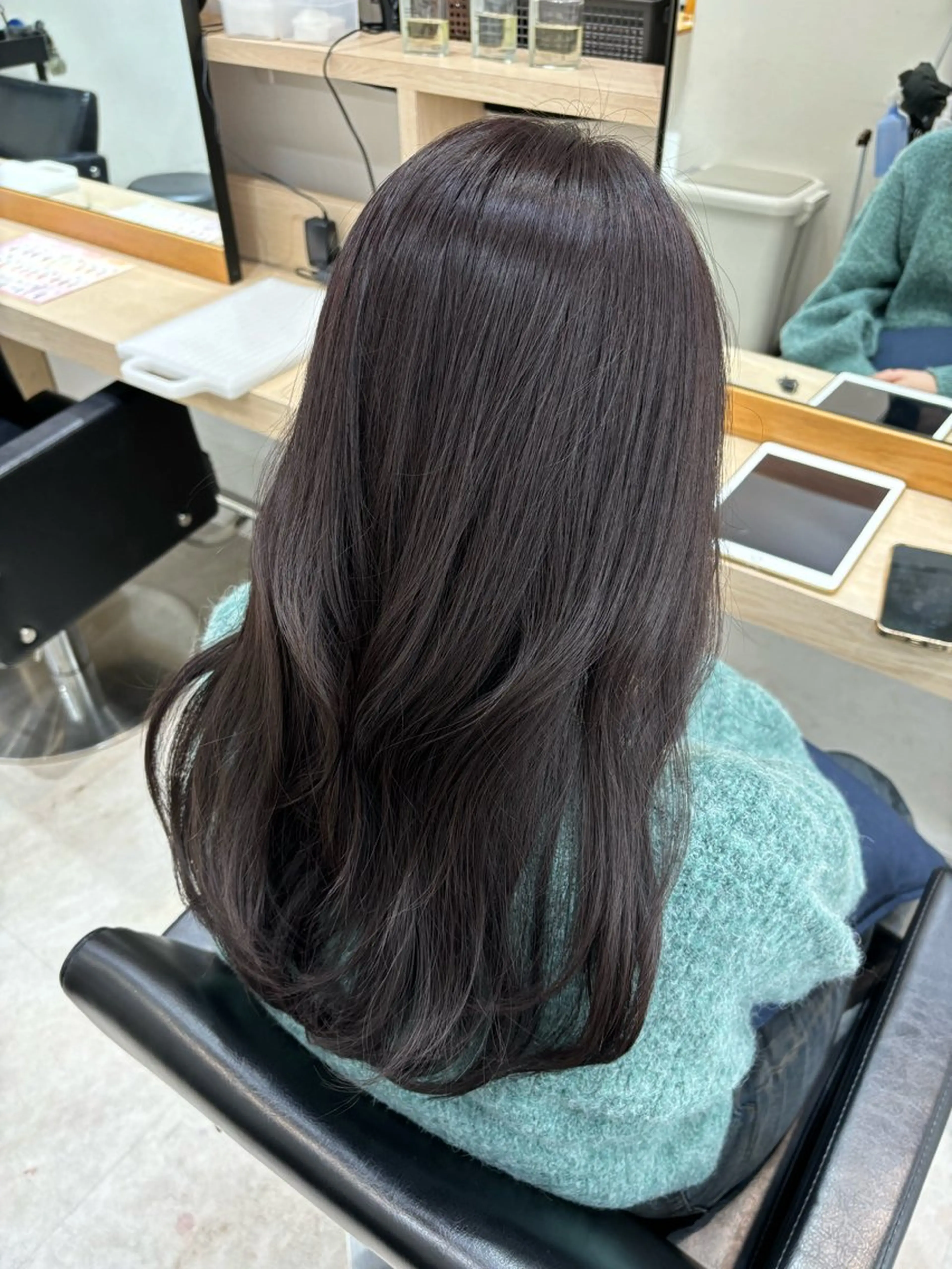 セミロング ラベンダーベージュ 🍒透明感カラー NO.1/ララ🍒のヘアスタイル