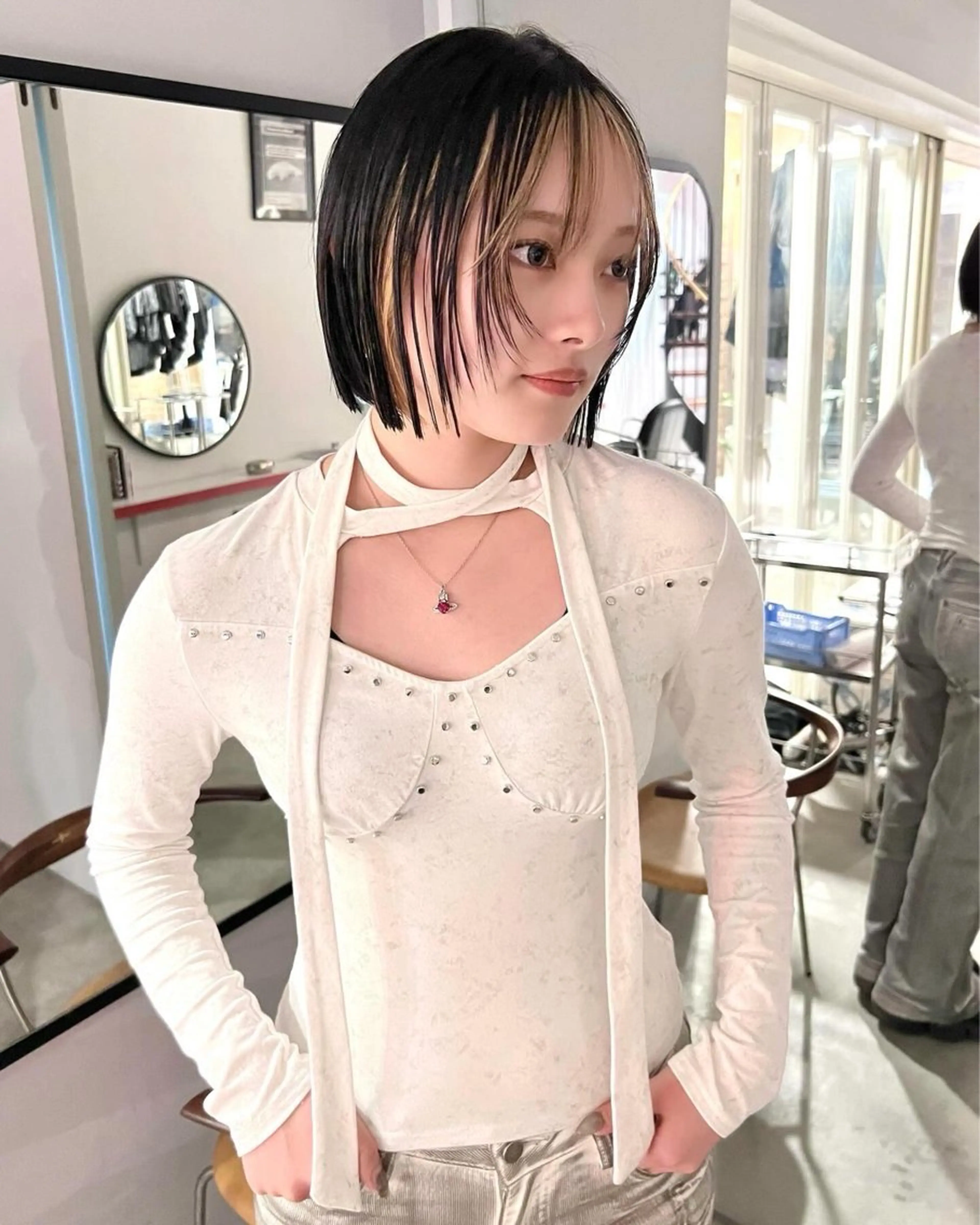 ショート ボブレイヤー ボブ レイヤーカット 丹治 一輝ボブ/ショートのヘアスタイル