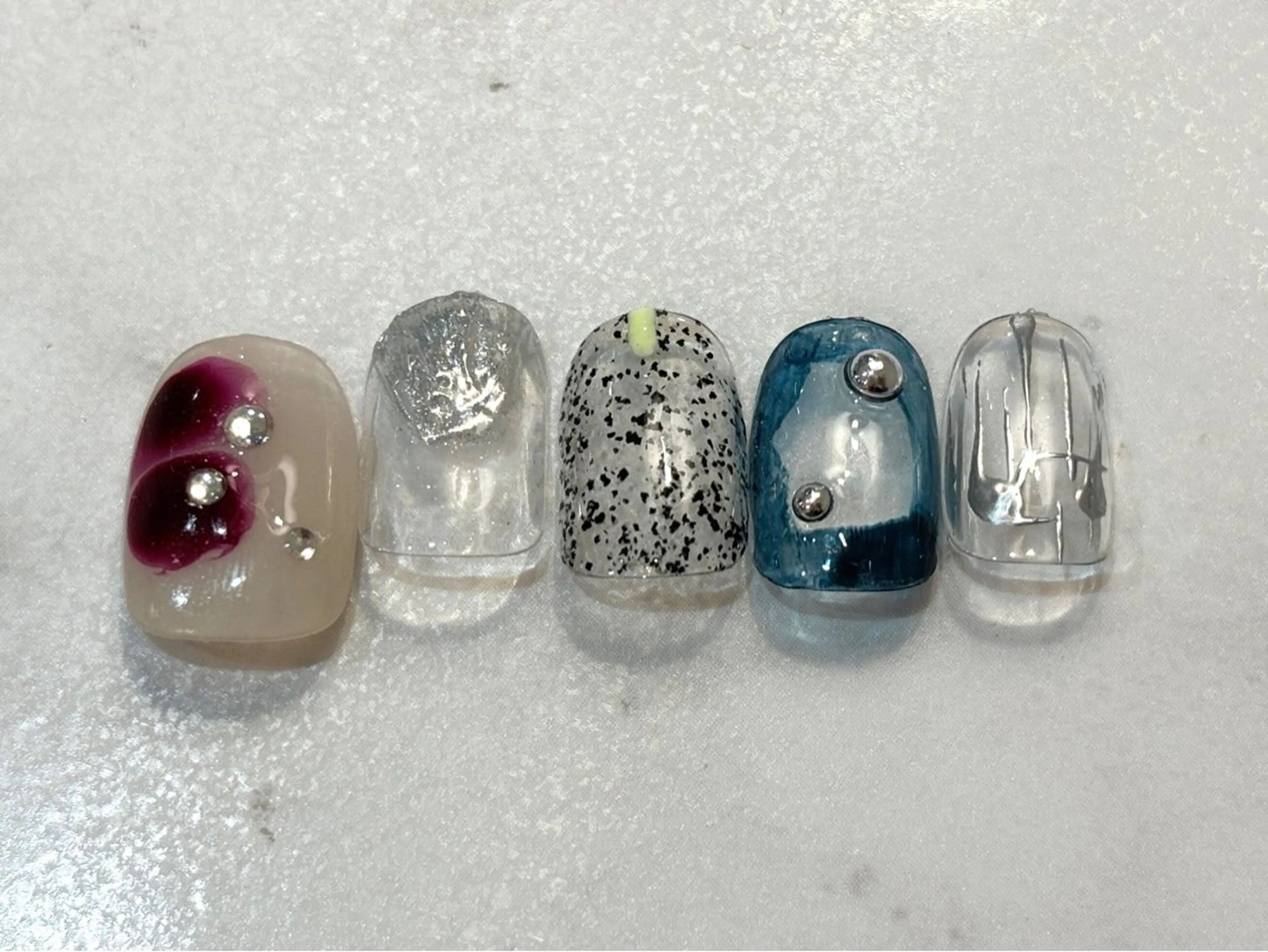 ネイル ハンドネイル フットネイル ゆびノさき茨木店 ニュアンス/アートのネイルデザイン