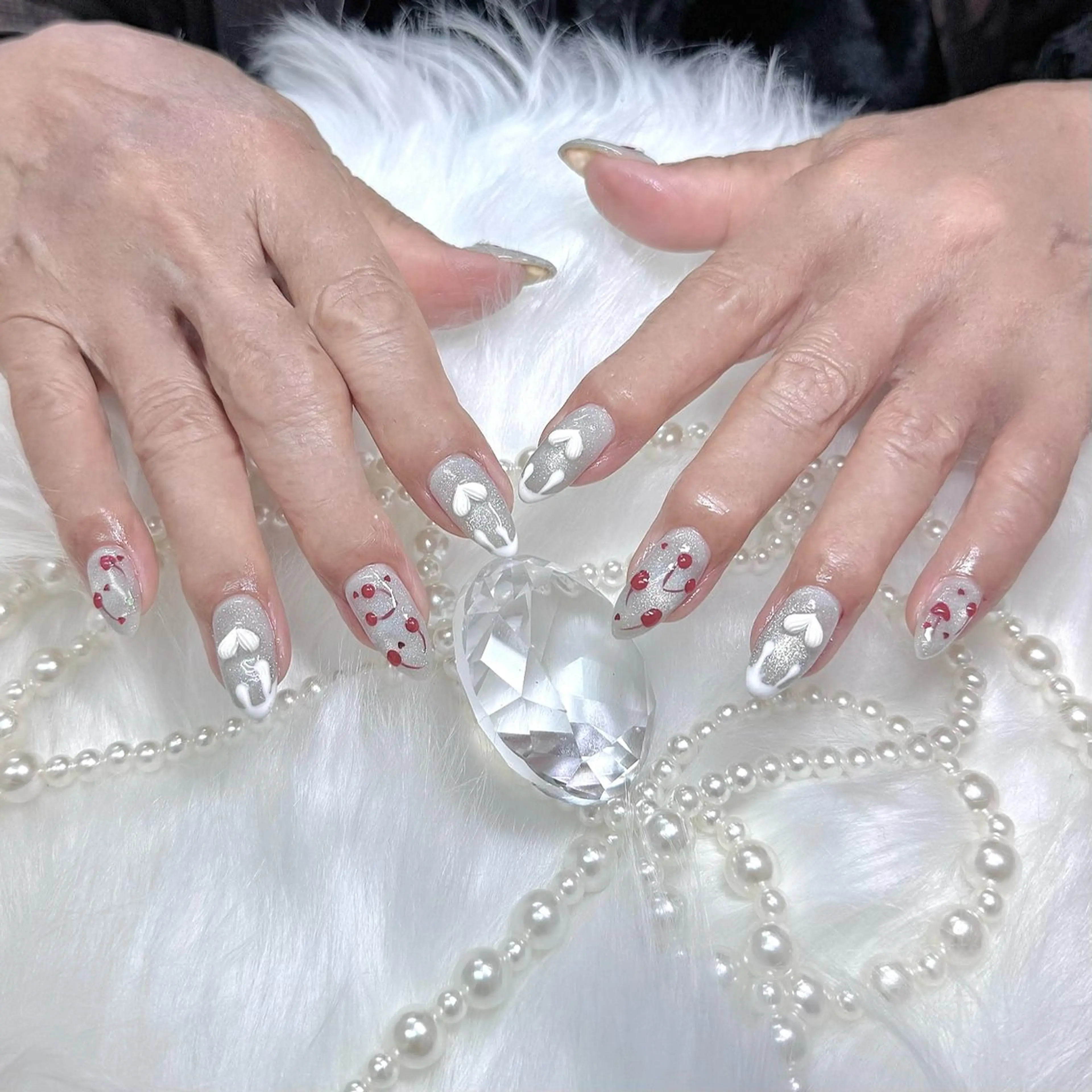 ネイル ニュアンスネイル ワンホンネイル ハンドネイル 橋本 貴咲のネイルデザイン