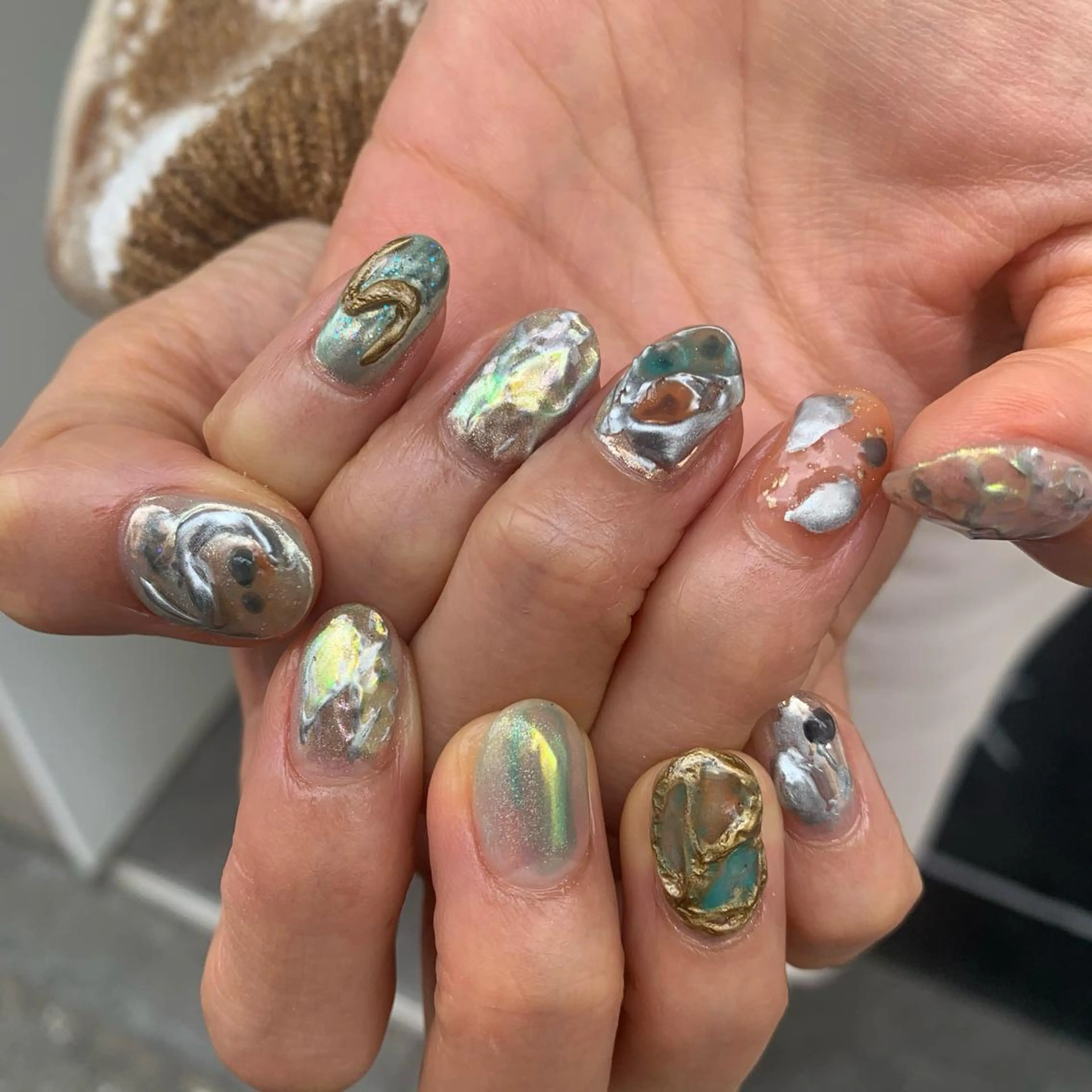 ネイル ニュアンスネイル ハンドネイル Kureha/ネイル トレンドヘアのマツエク・マツパデザイン