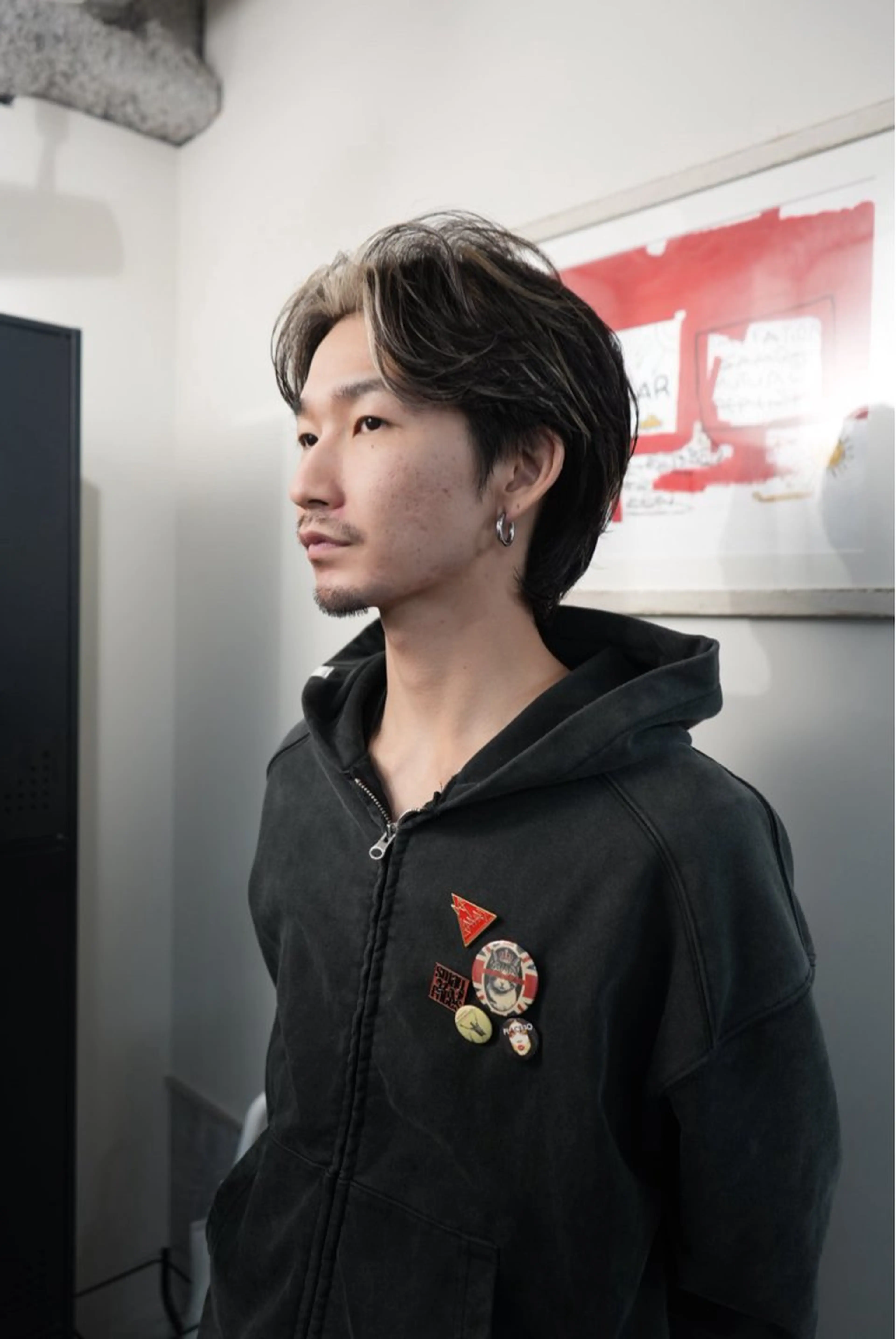 カラー メンズ メンズハイライト ハイライトカラー カット ヘアカラー トリートメント 新宿/ブリーチ /パーマ/戸羽のヘアスタイル