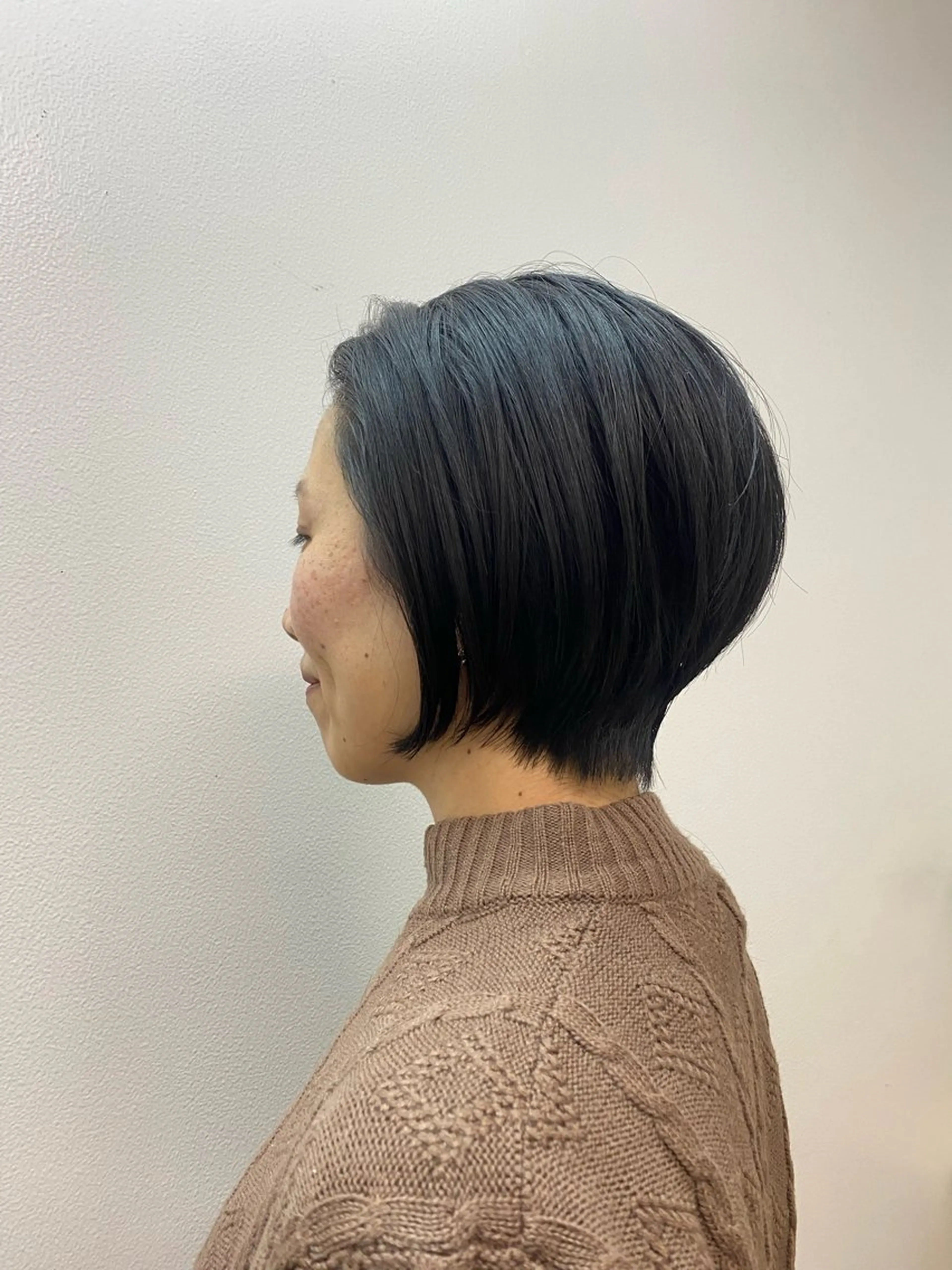 ショート ショートボブ ボブ ショートヘア 染谷 れなのヘアスタイル