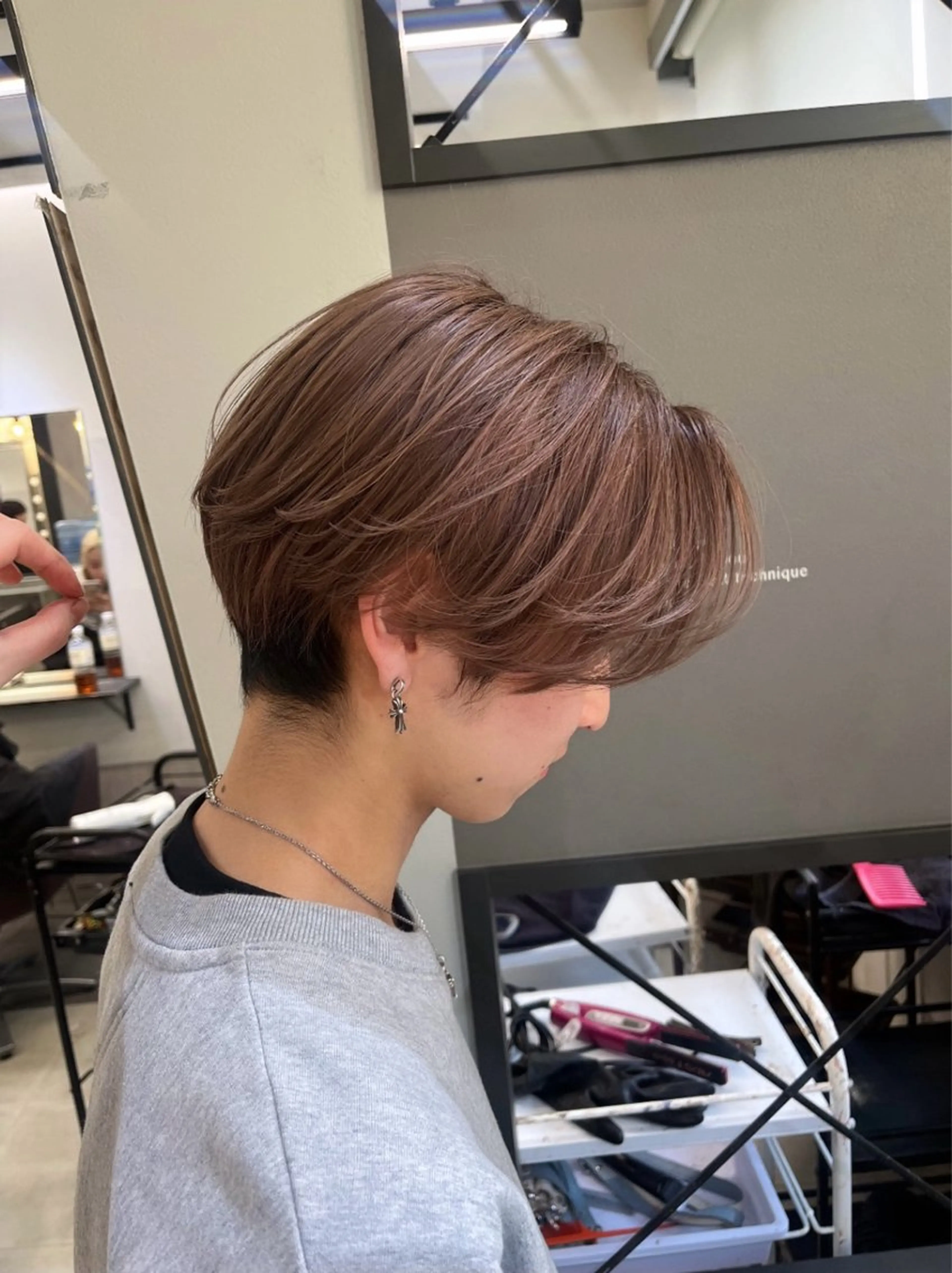 カラー メンズ ユイ☆ハイトーン ☆ブリーチデザインのヘアスタイル