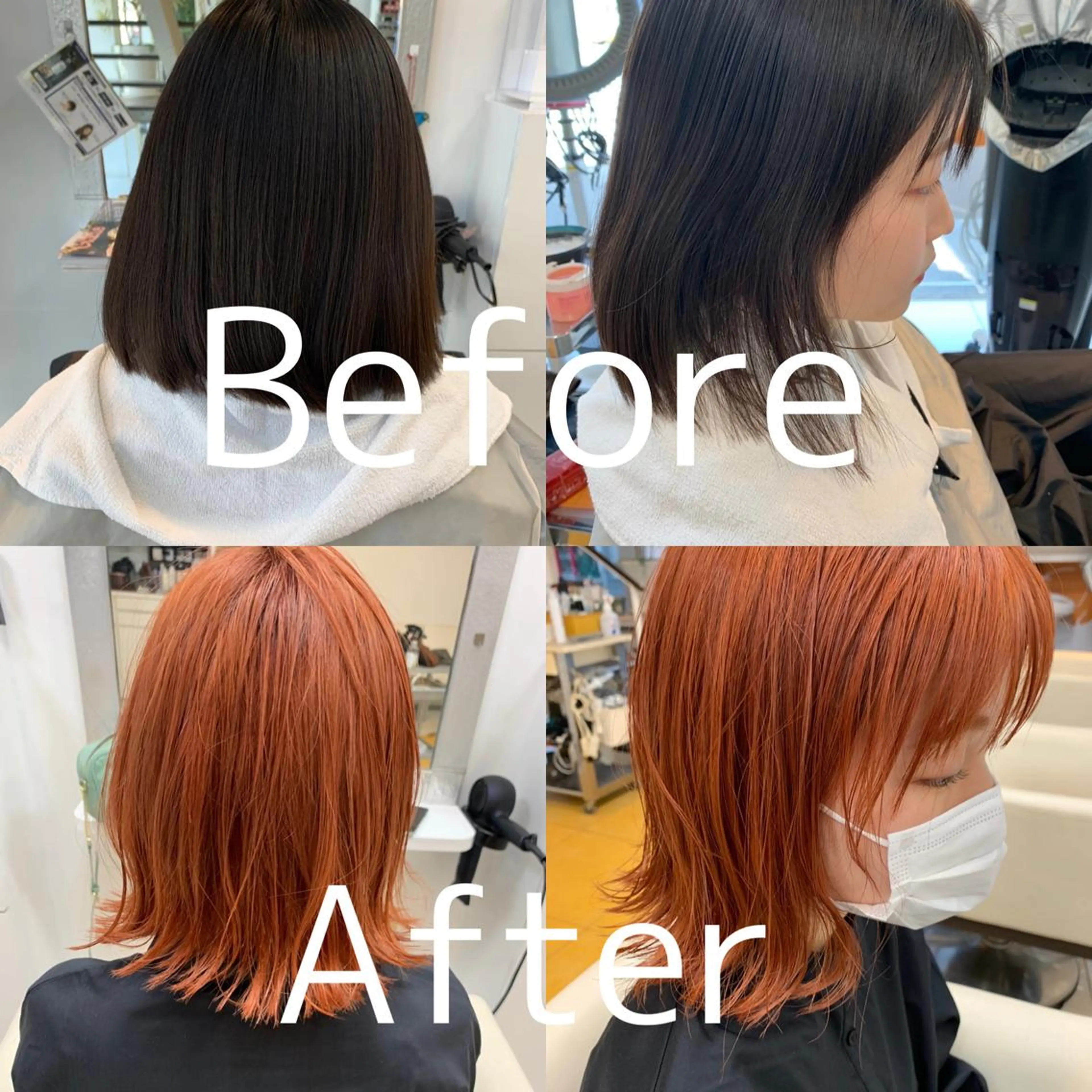 ミディアム カラー 柳川 玲也のヘアスタイル