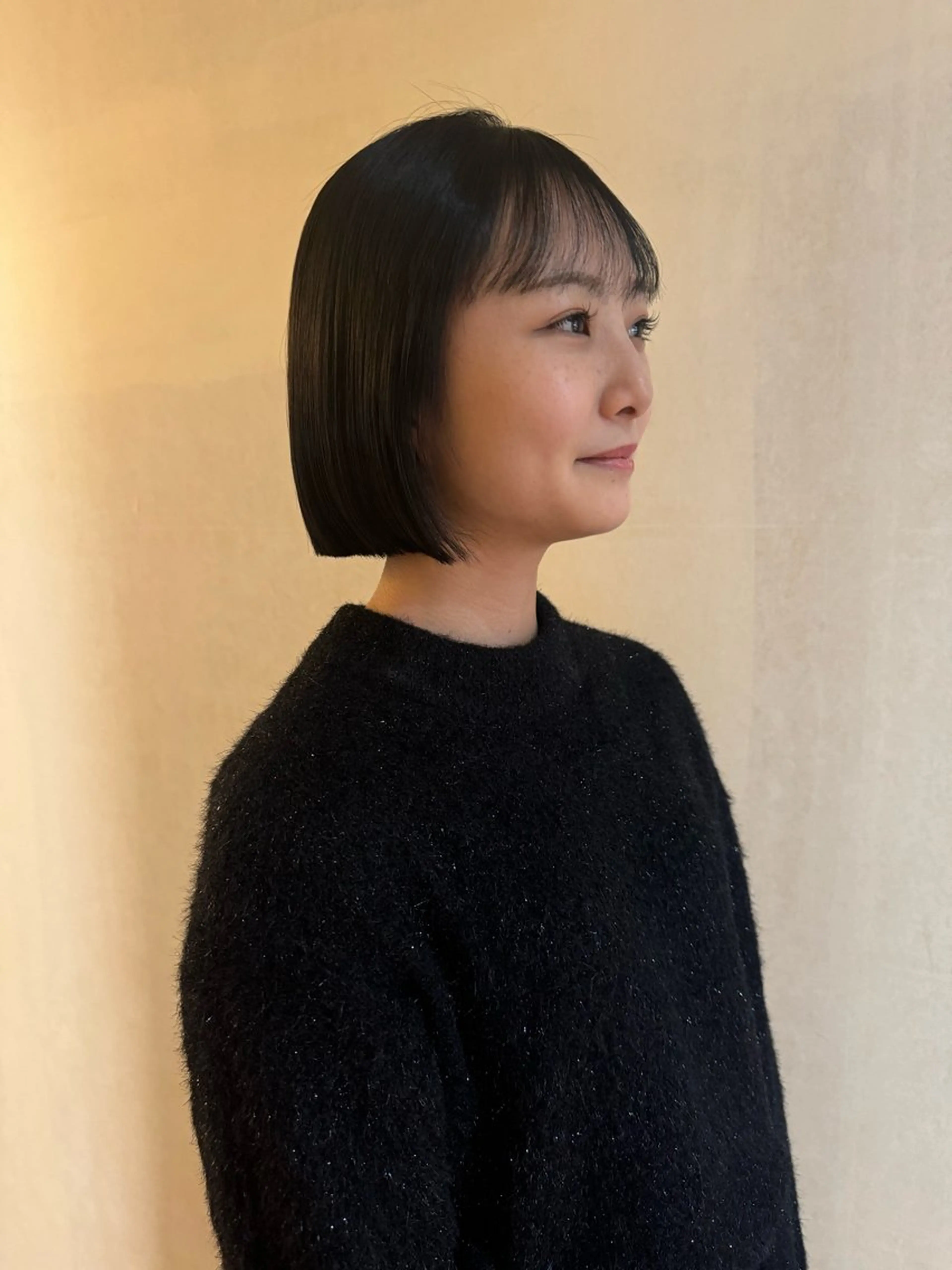 ショート カラー 薮 夏帆のヘアスタイル