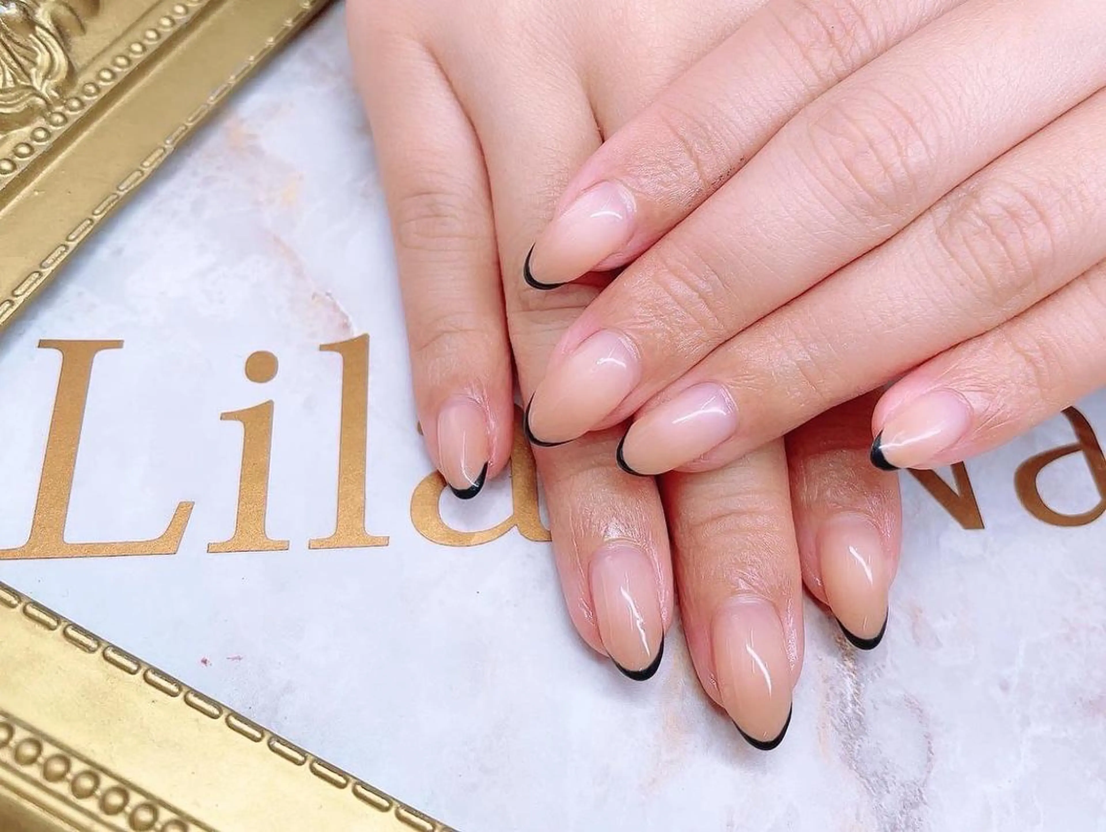 ネイル 入学式 フレンチネイル ジェルネイル グラデーション 卒業式 Lilas Nailのネイルデザイン