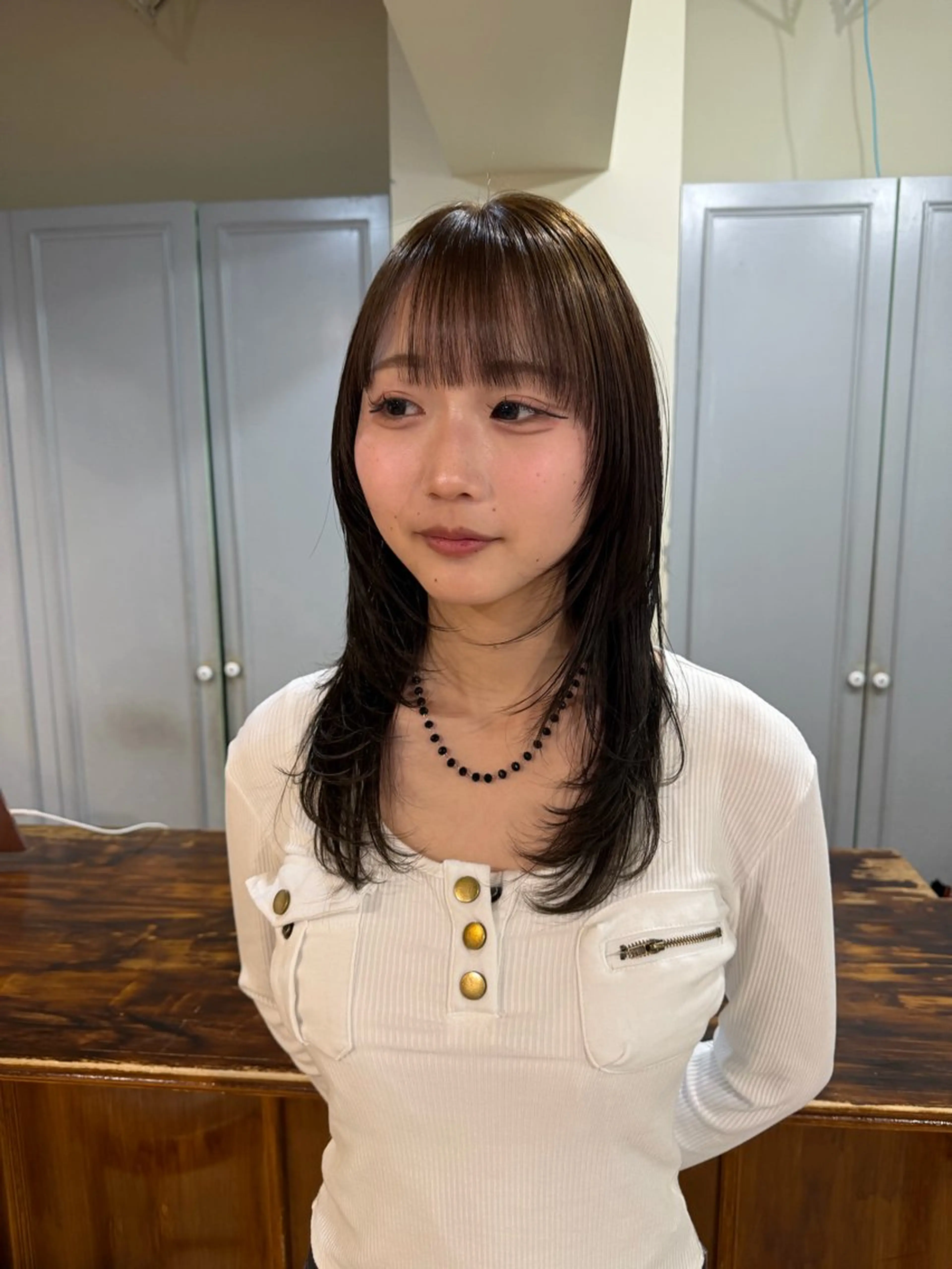 ミディアム カラー カット ヘアカラー トリートメント 🤩噂のMr.髪ポジ ティブ®️yu🤩のヘアスタイル
