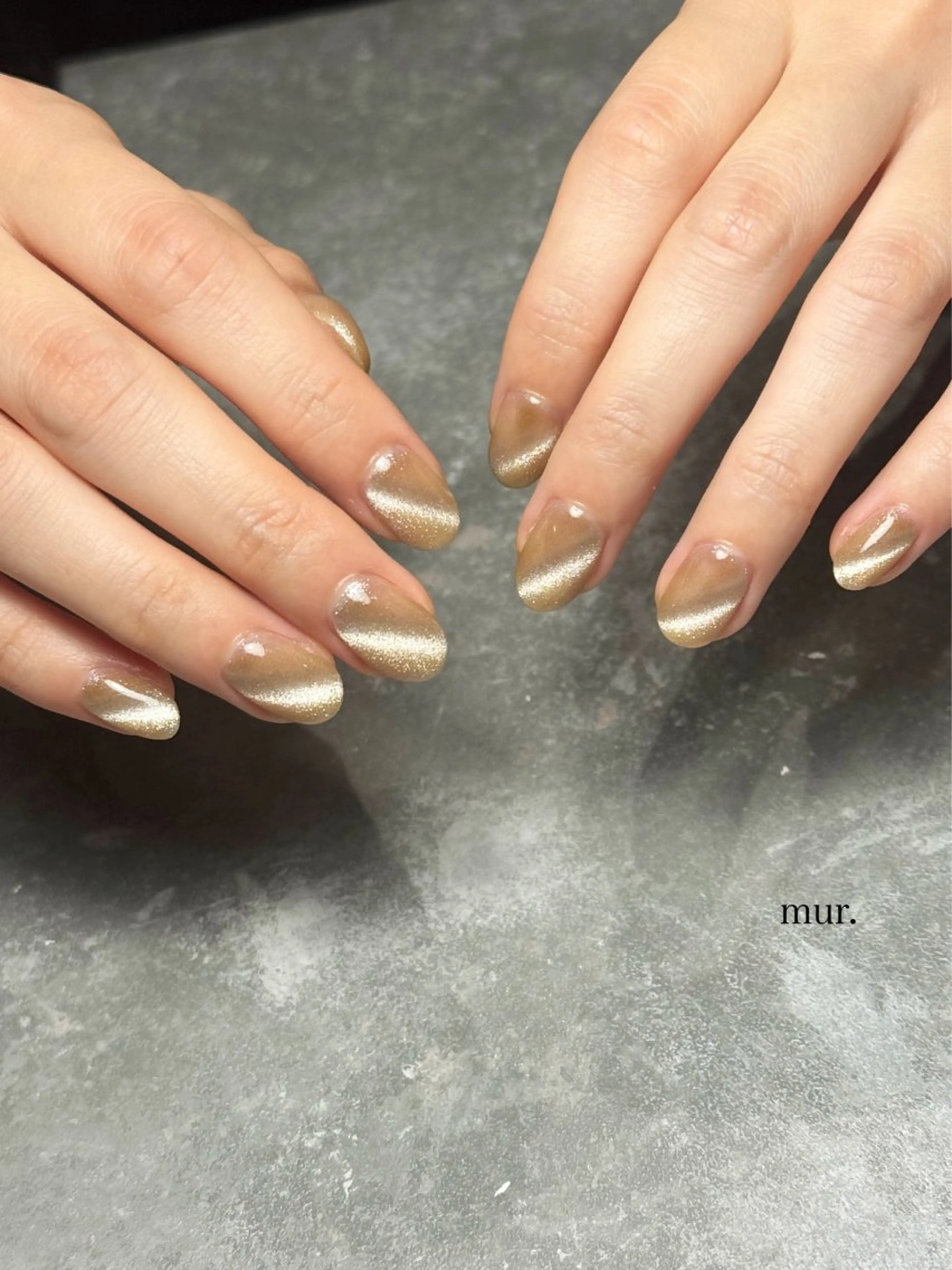 ネイル マグネットネイル ハンドネイル nail salon　mur.所属・mur. harukaのネイルデザイン