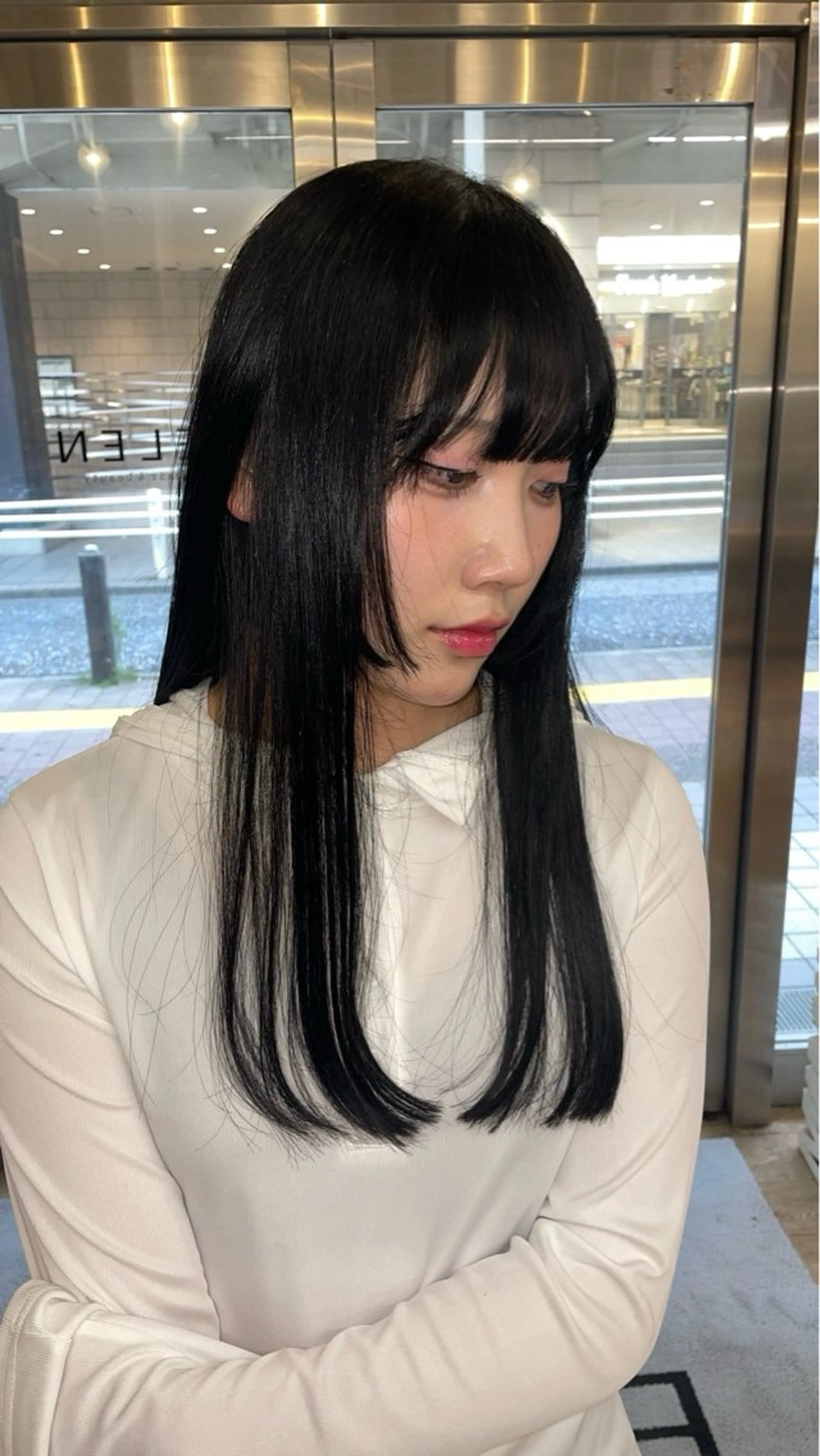 ロング カラー＆縮毛 kotojiのヘアスタイル