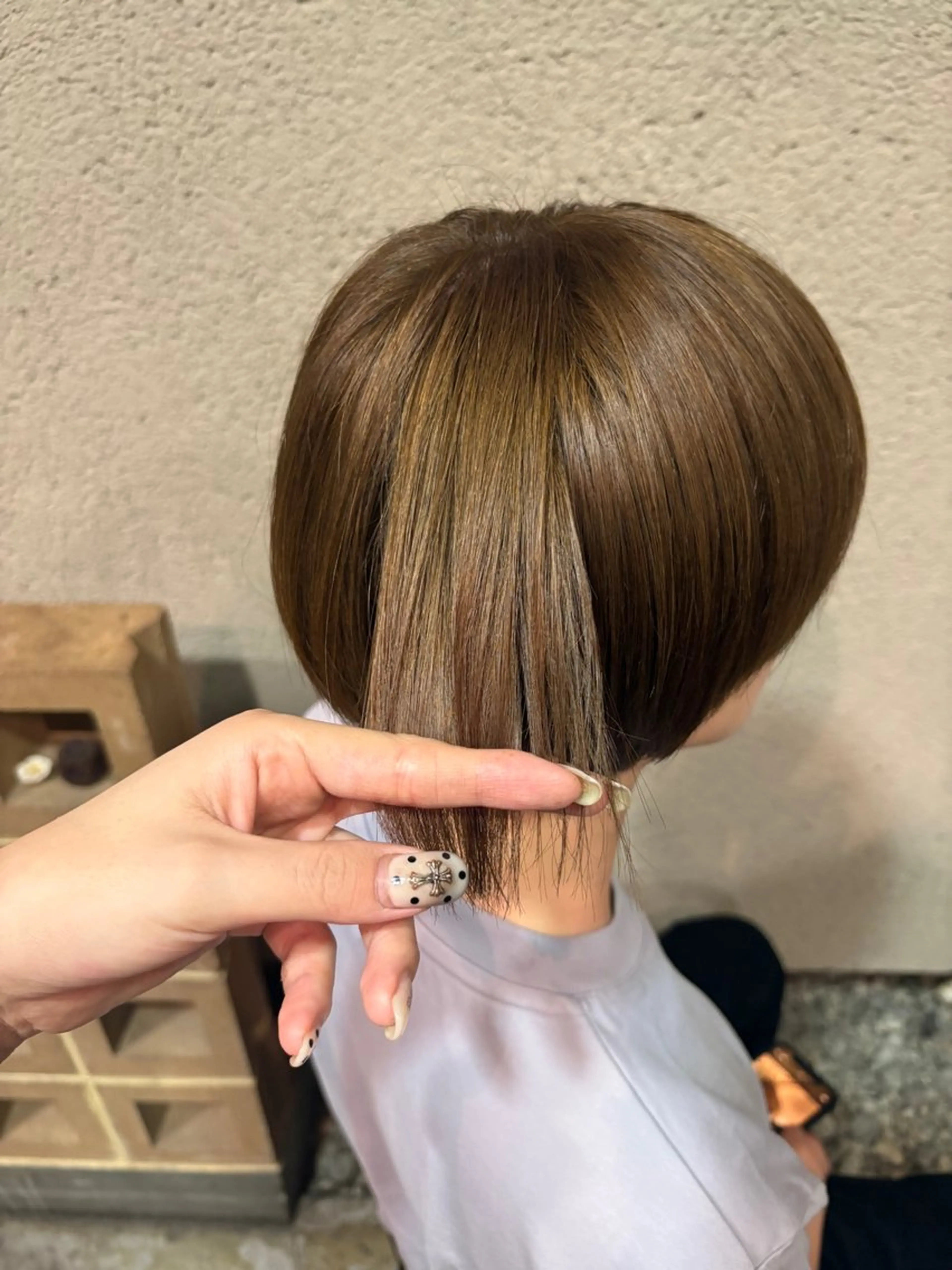 カラー 上島 彩のヘアスタイル