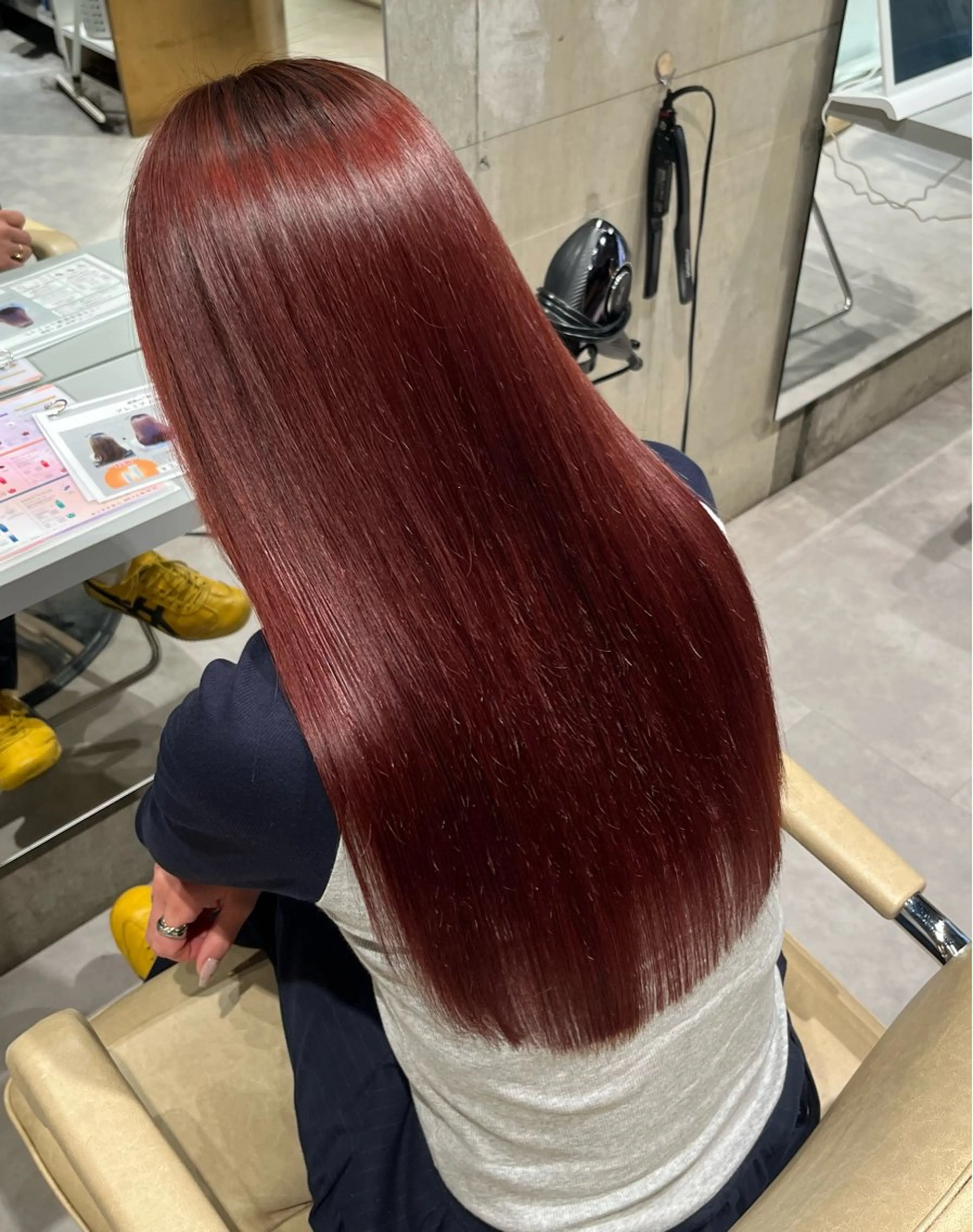 ロング 縮毛矯正 haruka kobayashiのヘアスタイル