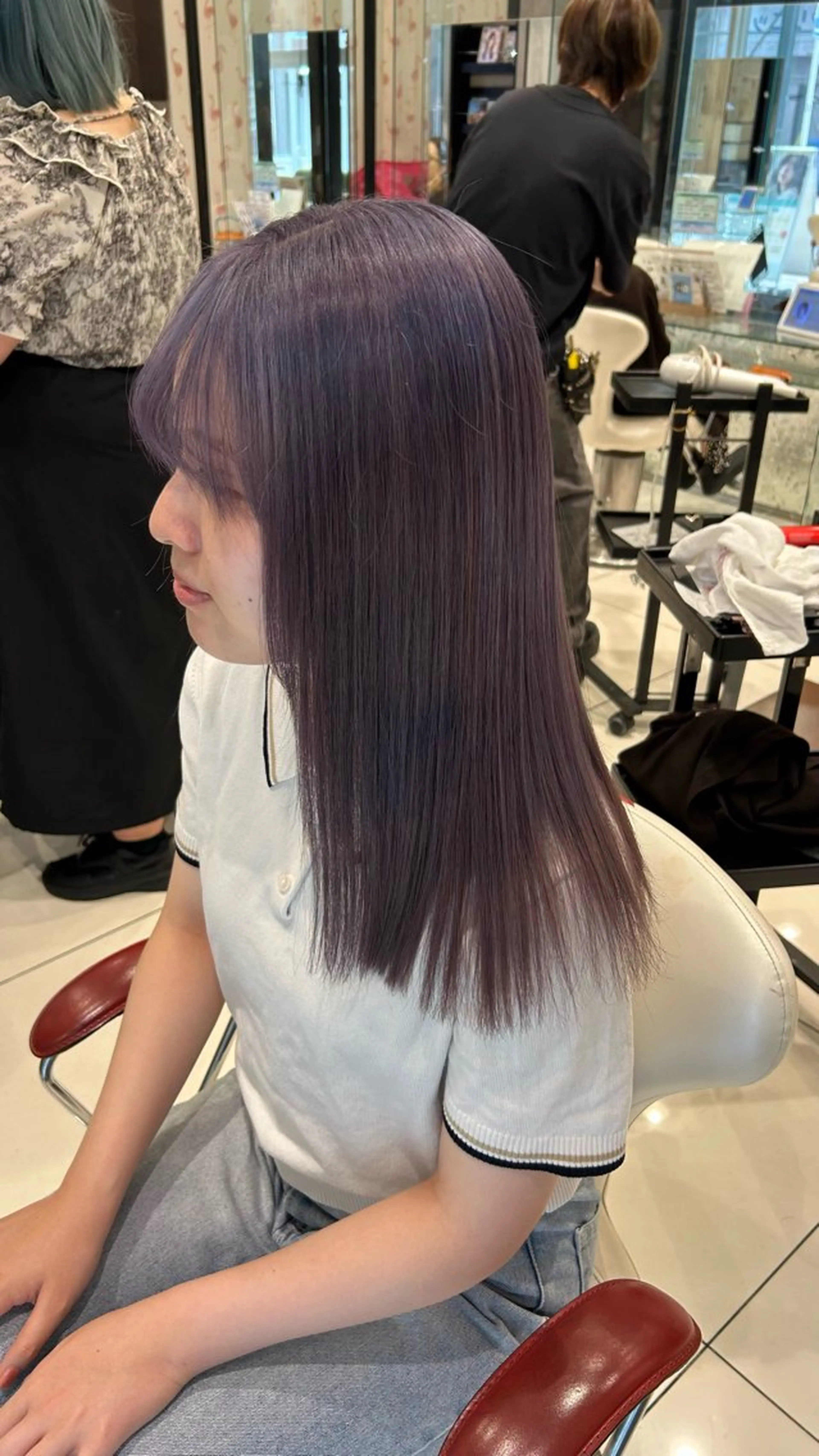 ミディアム ハイトーンカラー✨️ 艶カラー特化Amiのヘアスタイル