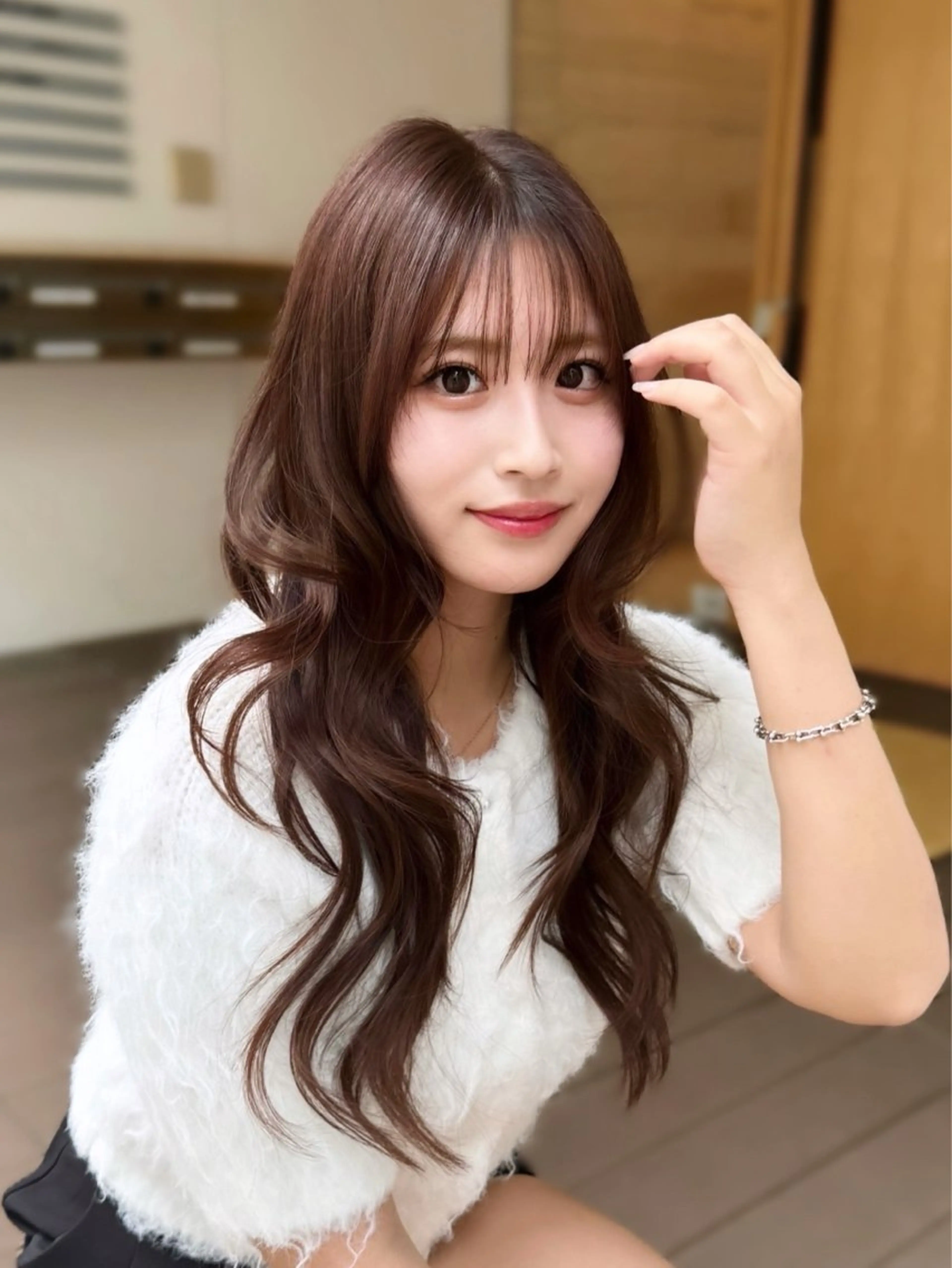 ロング カラー カット ヘアカラー トリートメント 🦋韓国系指名No1 店長/圓山 祐也🦋のヘアスタイル