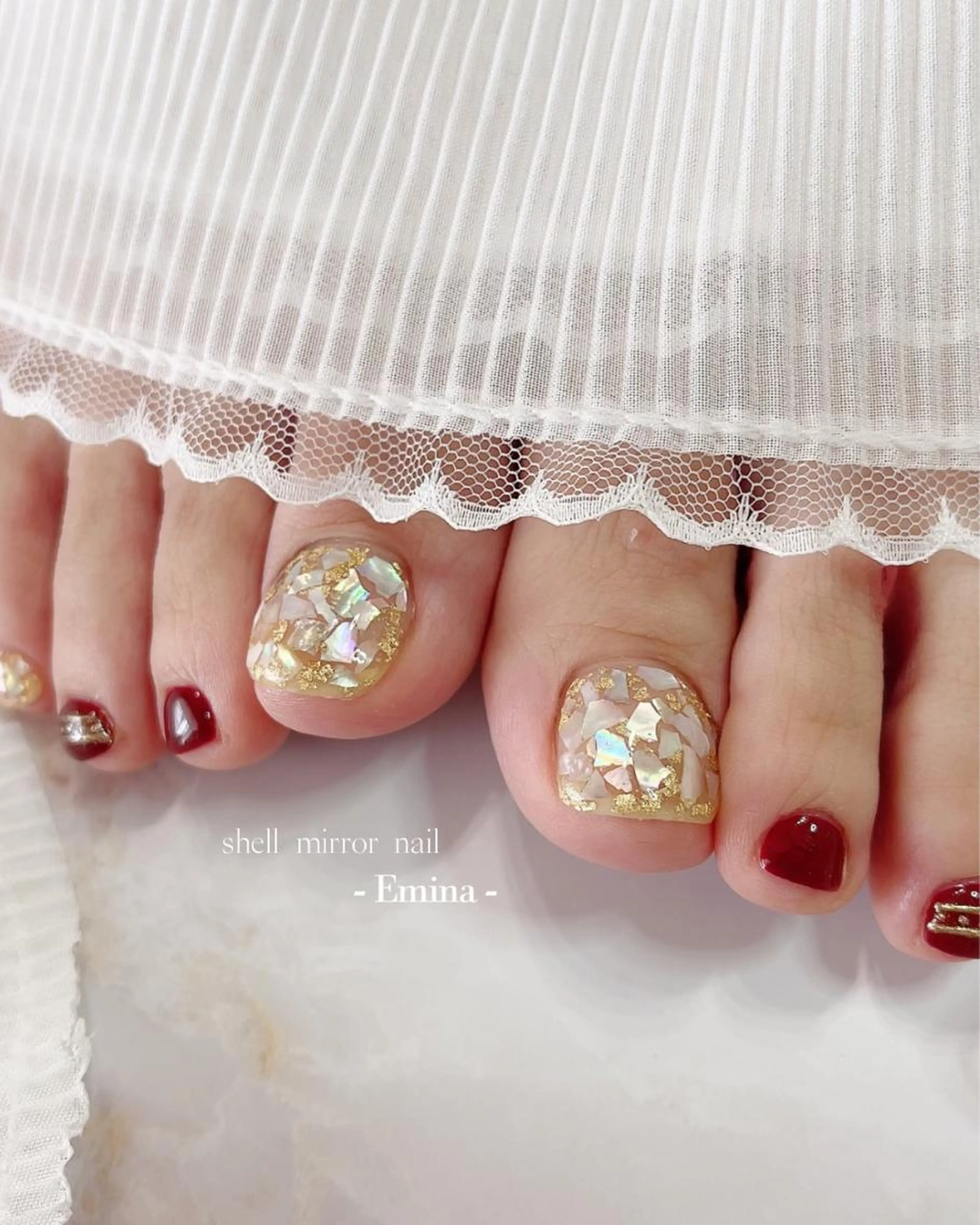 【オフ・ケア込み】フットジェル定額デザインの写真