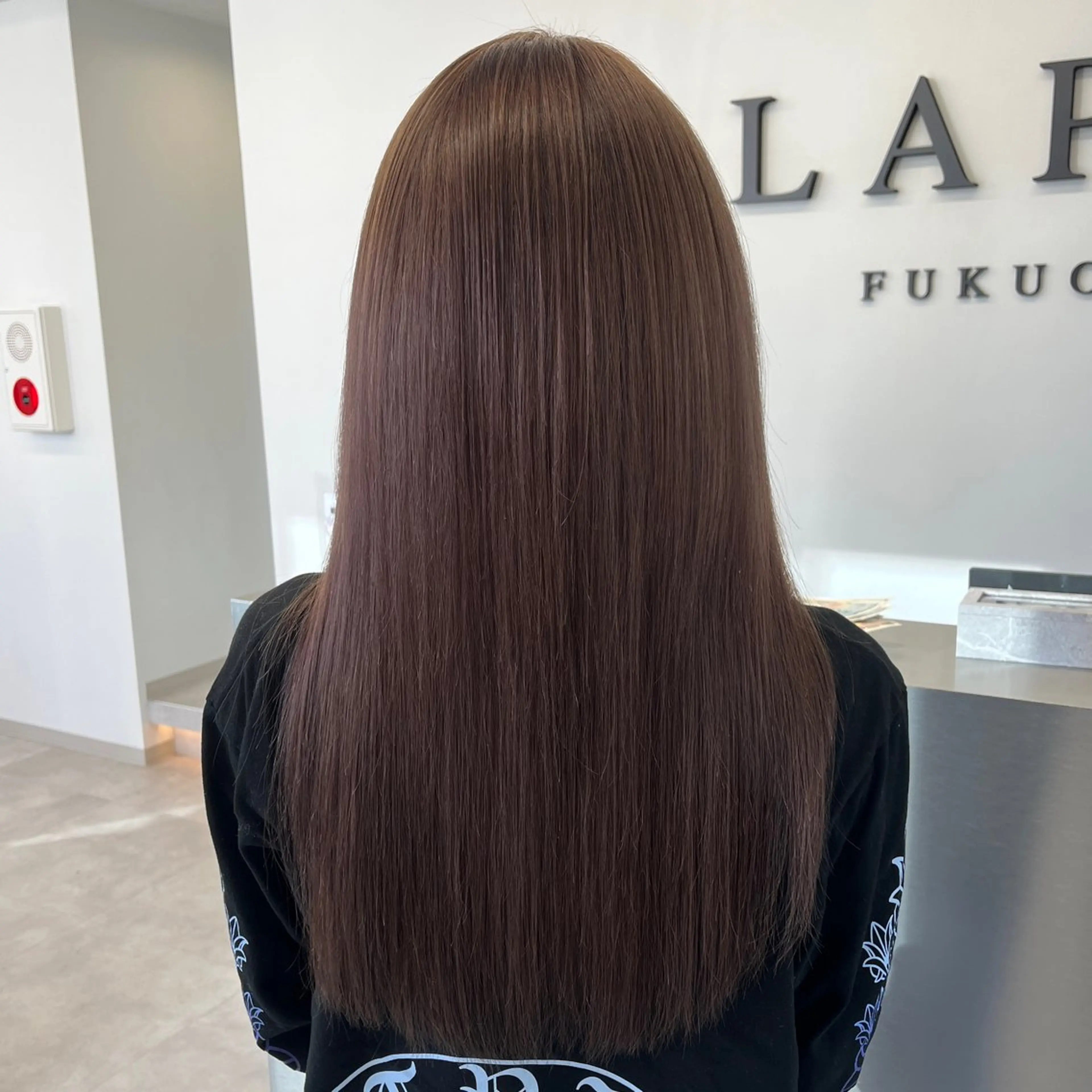 カラー ブリーチ ブラウンカラー 透明感カラー ココアブラウン ダークブラウン ヘアカラー MOMOKA /　Lapis今泉店のヘアスタイル