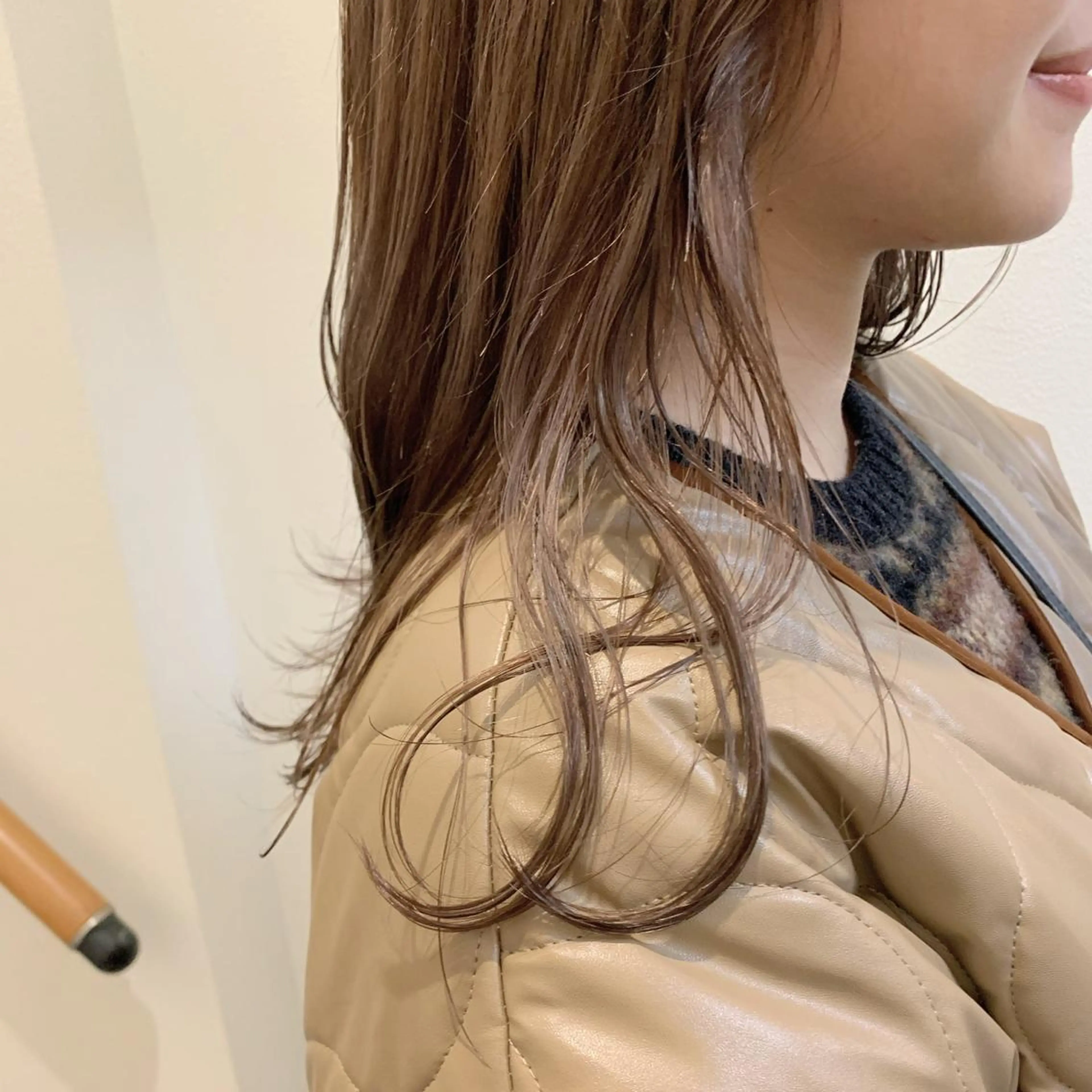 カラー ベージュカラー ヘアカラー MARU パーマ/レイヤーのヘアスタイル