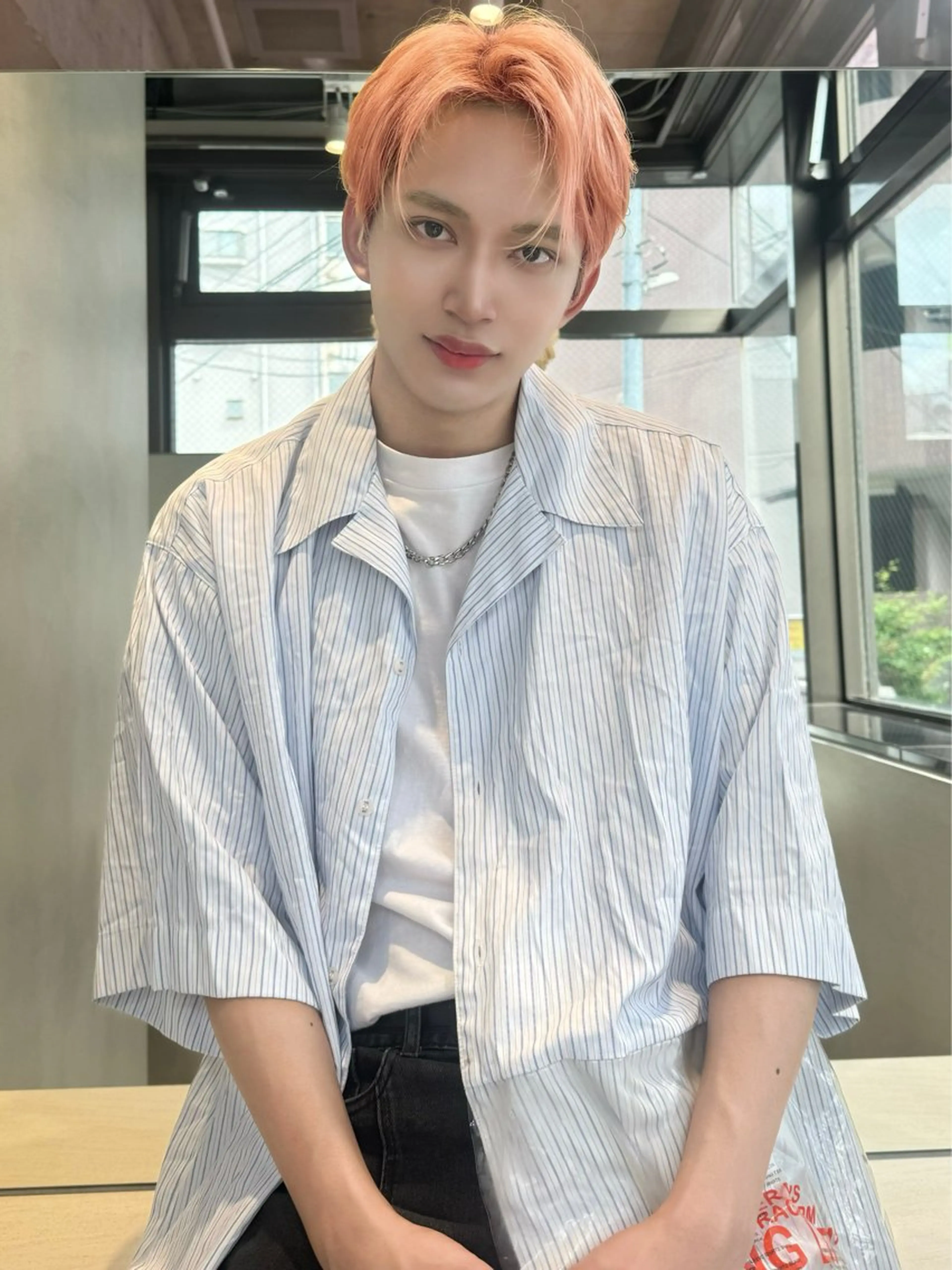 ショート カラー メンズ メンズブリーチ ブリーチ カット ヘアカラー 🔶似合わせセンター パート/ヤス🔶のヘアスタイル