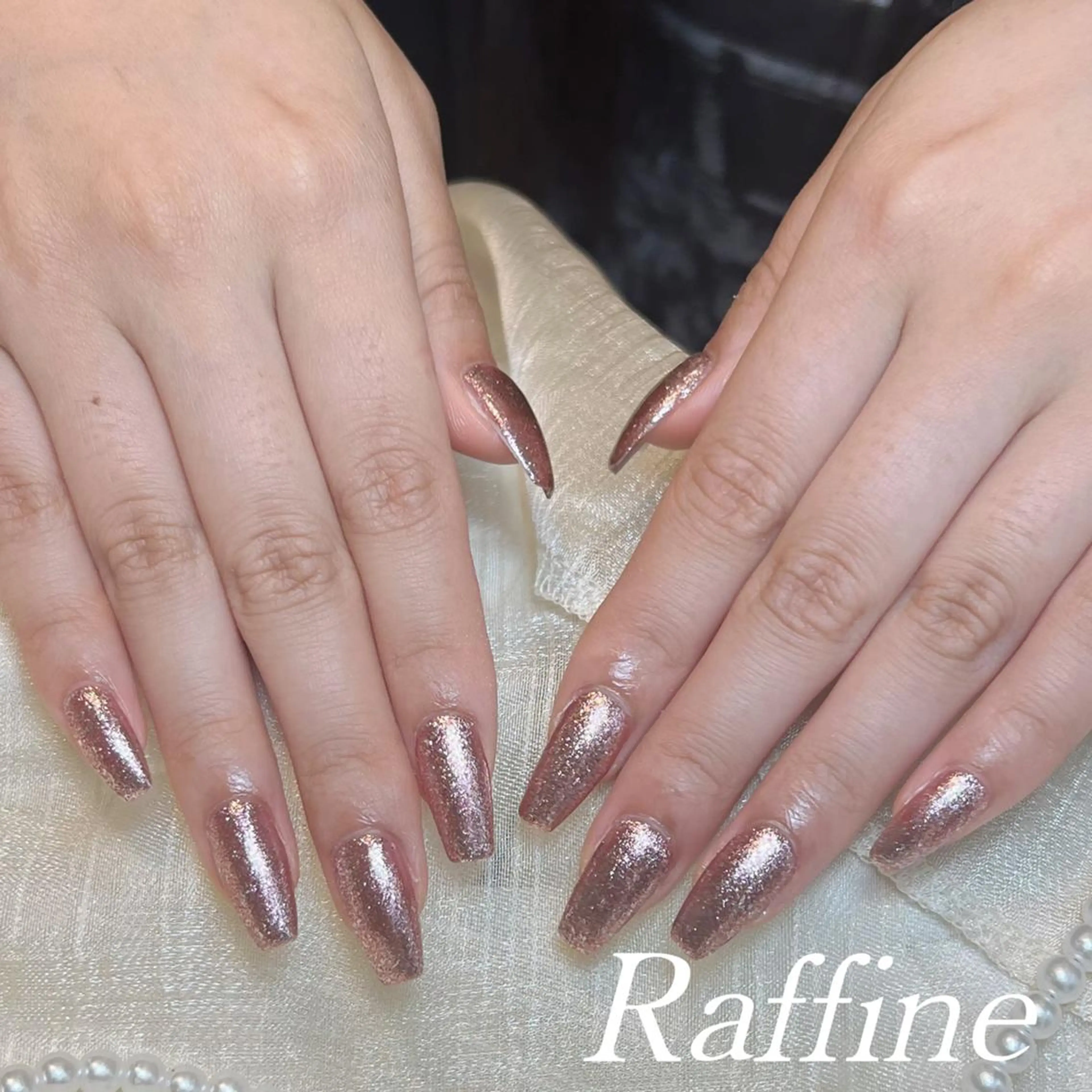 ネイル ハンドネイル RAFFINE haru🦋🩵のネイルデザイン