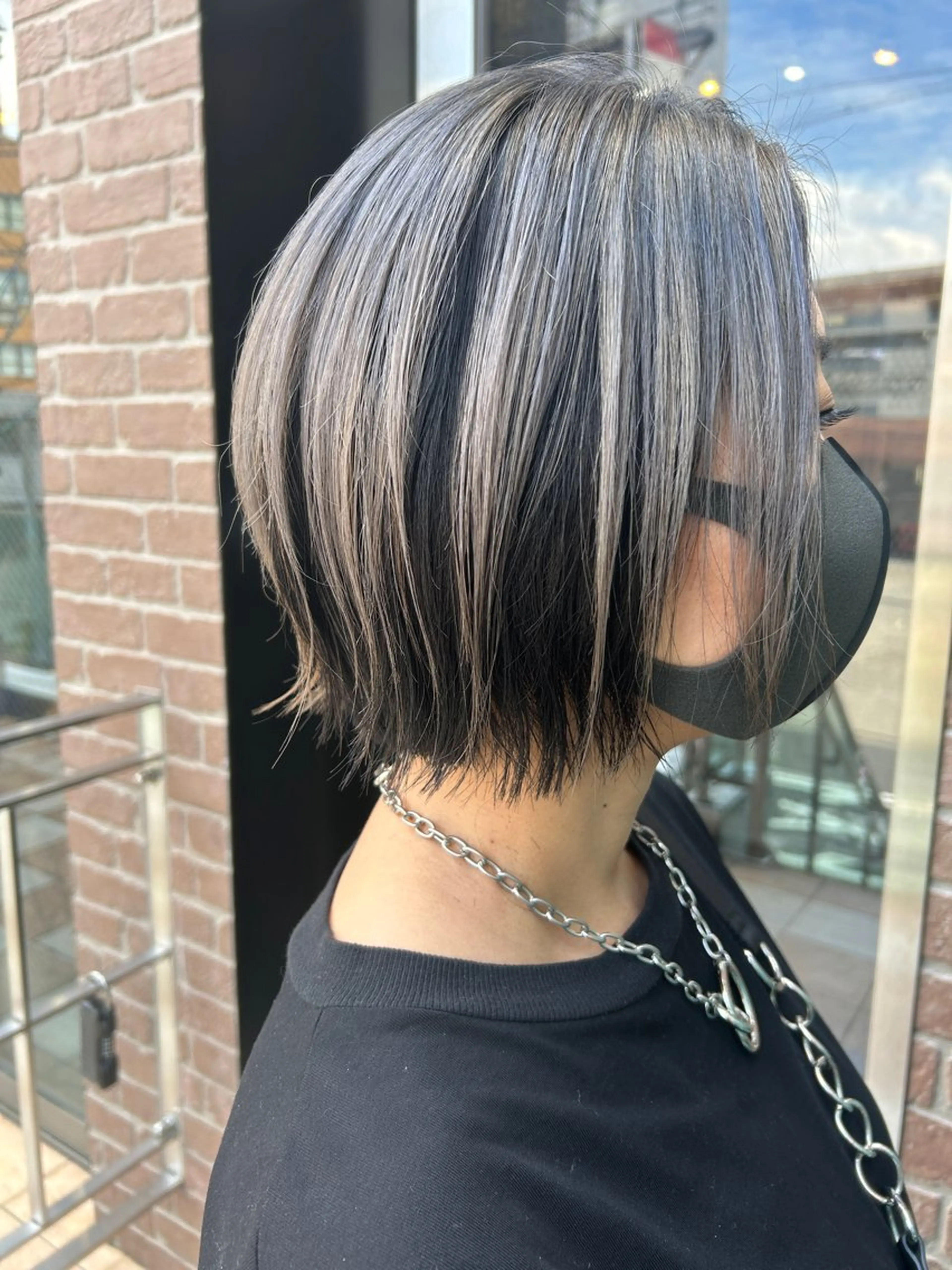 ミディアム カラー カット ヘアカラー ヘアセット 久木原 ゆりのヘアスタイル