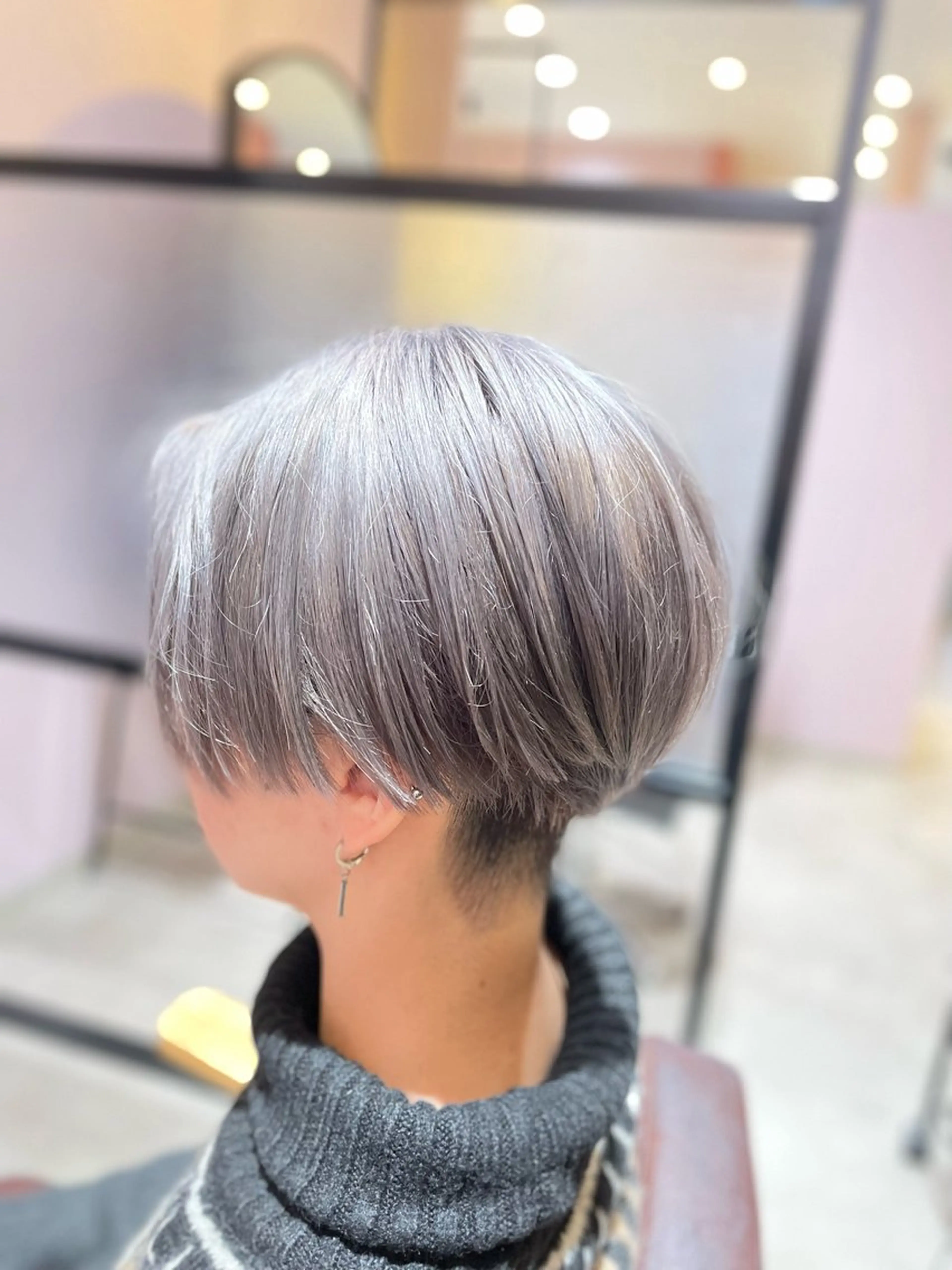 ショート カラー ヘアカラー トリートメント 山本 純平のヘアスタイル