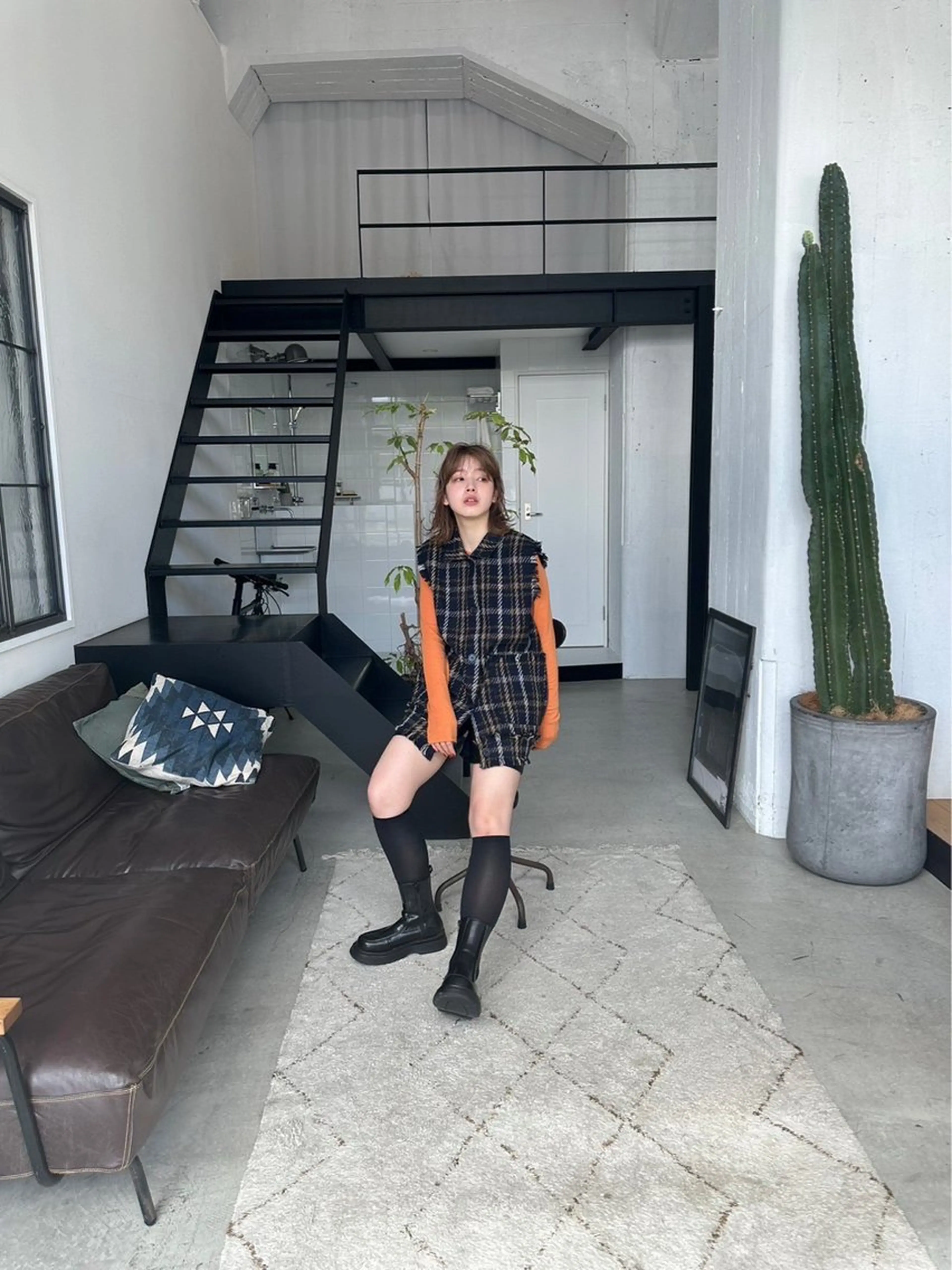 カラー 石井 ひまりのヘアスタイル