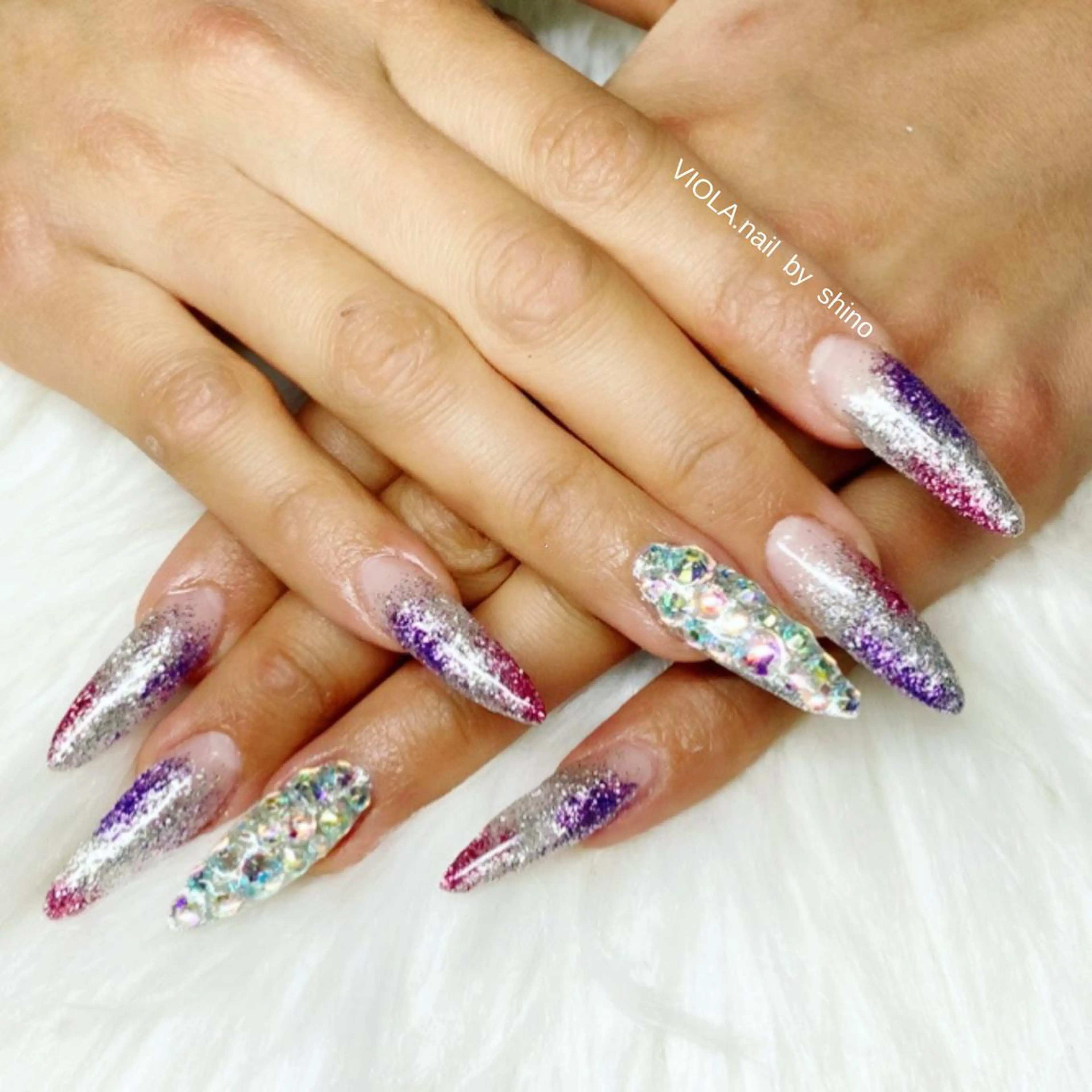 ネイル スカルプネイル VIOLA .nailのネイルデザイン