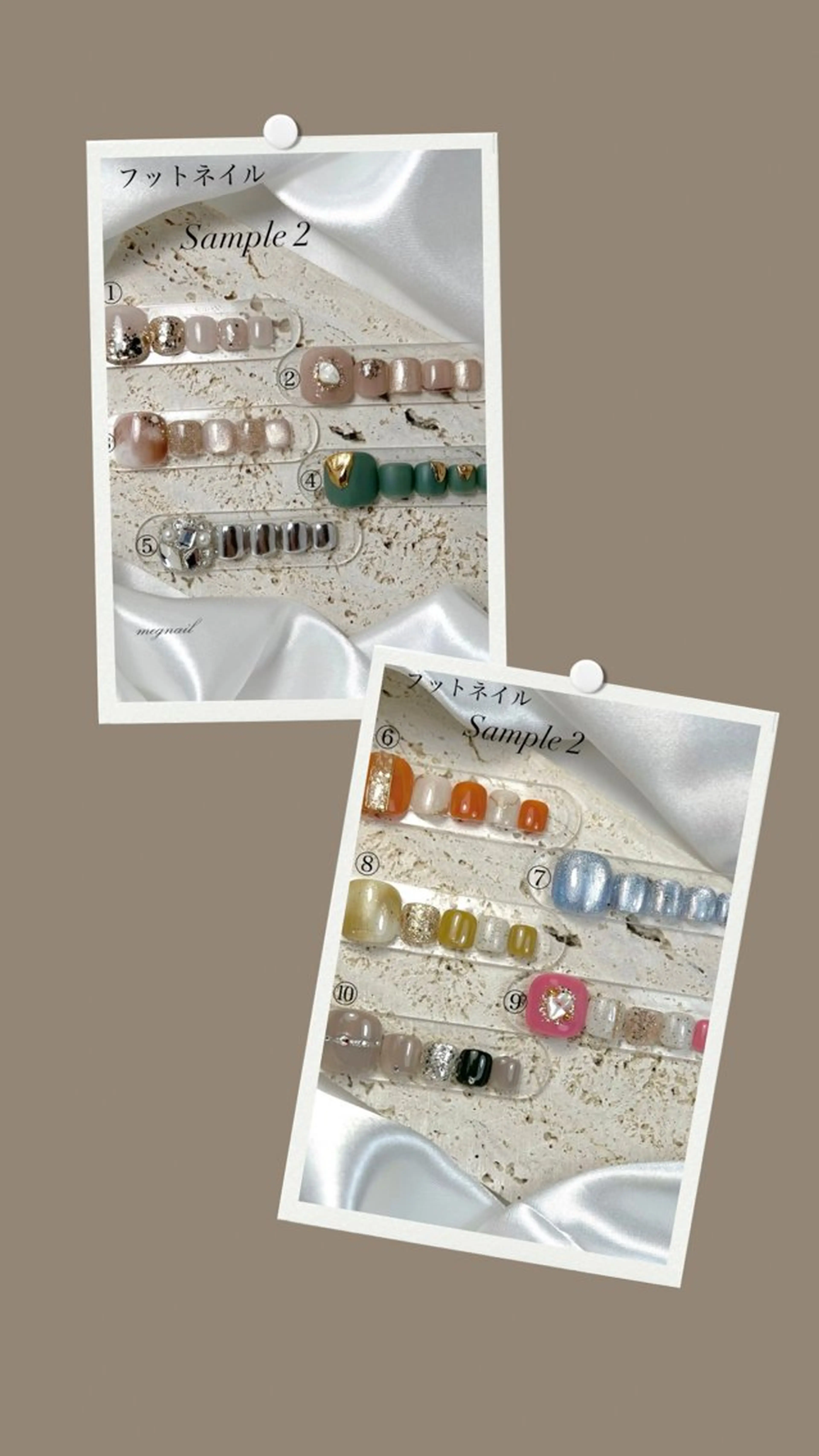 ネイル フットネイル meg nailのネイルデザイン