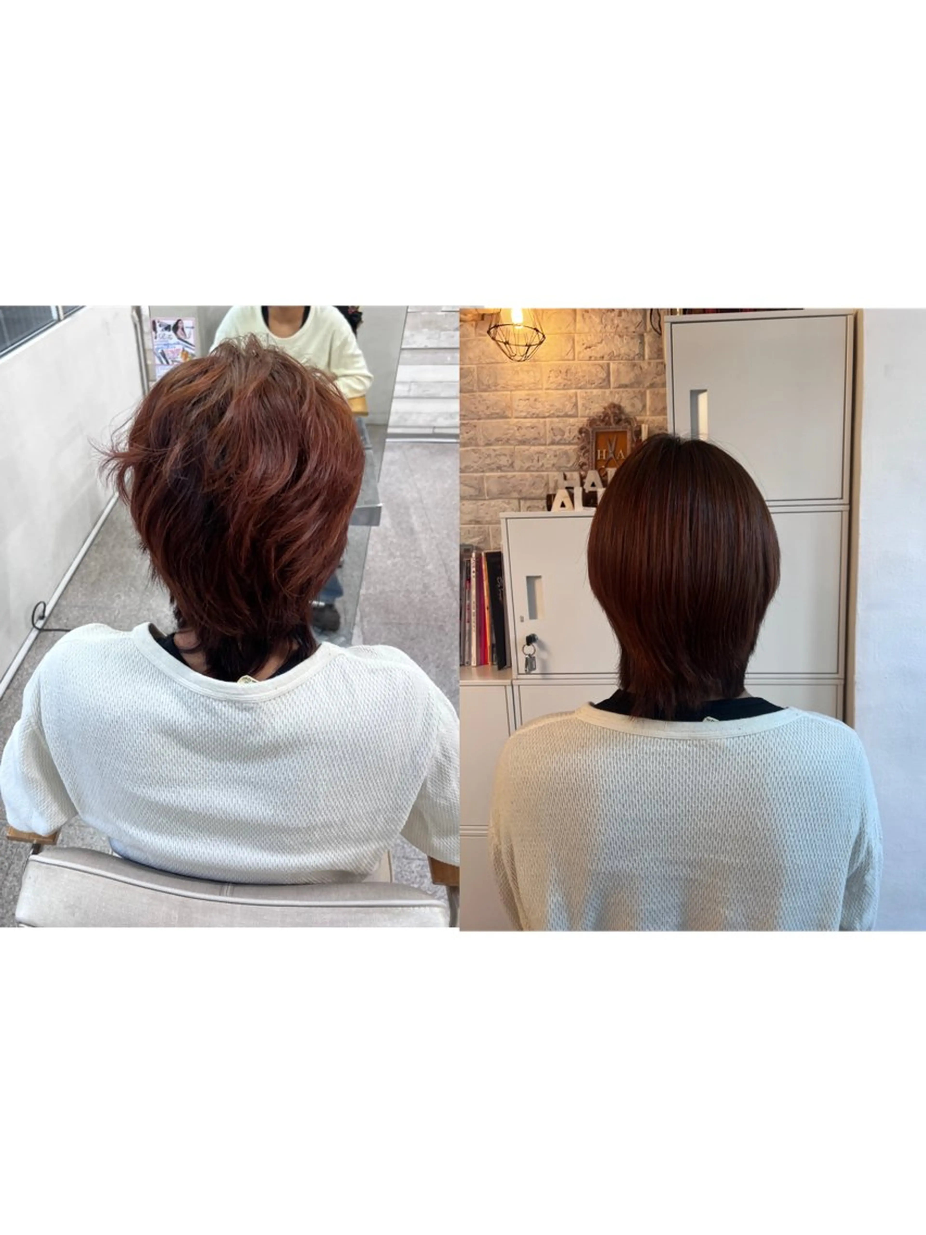 メンズ カット 縮毛矯正 個性的カラー ☆≡ねねのヘアスタイル