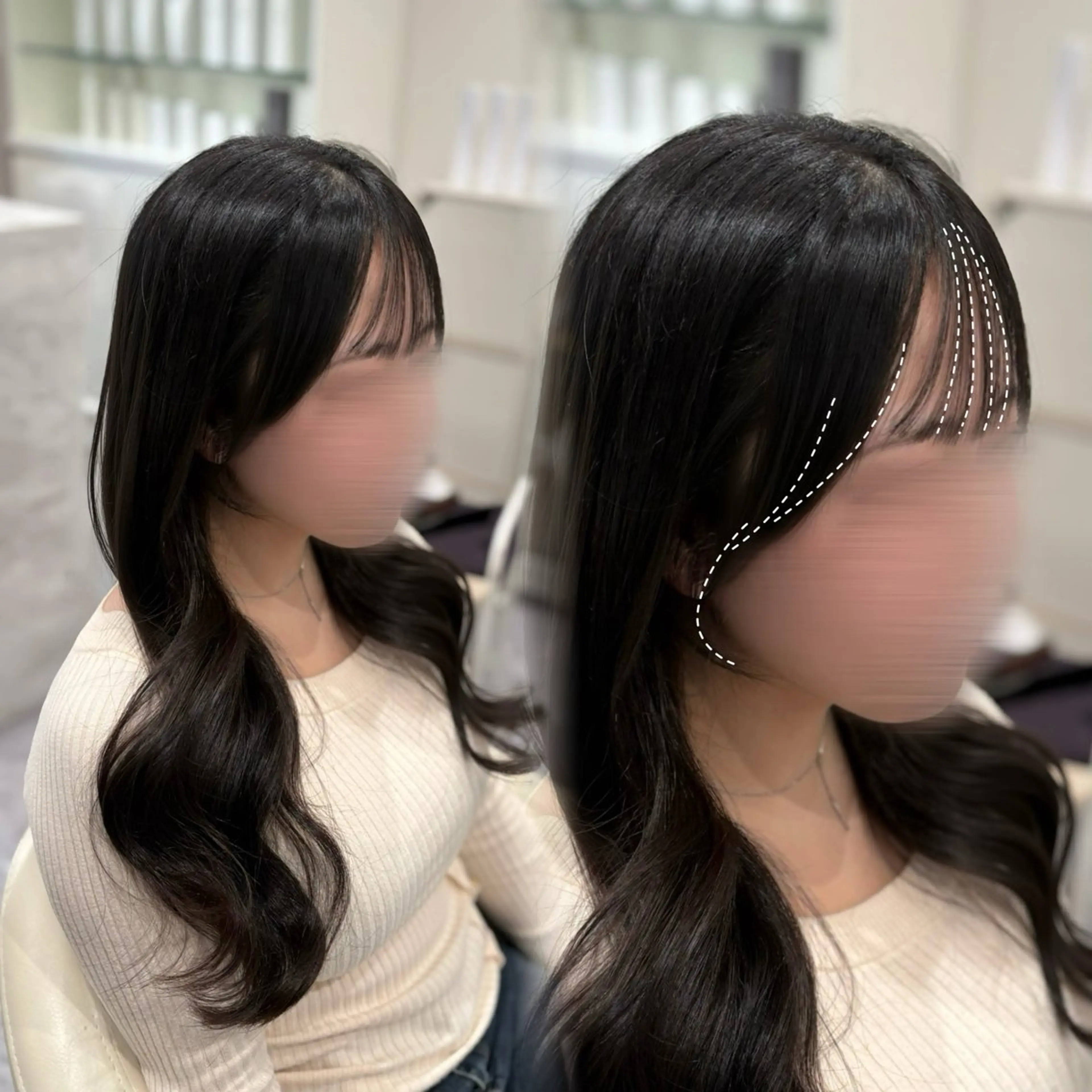 カット navi/レイヤー ハッシュカット/愛華のヘアスタイル