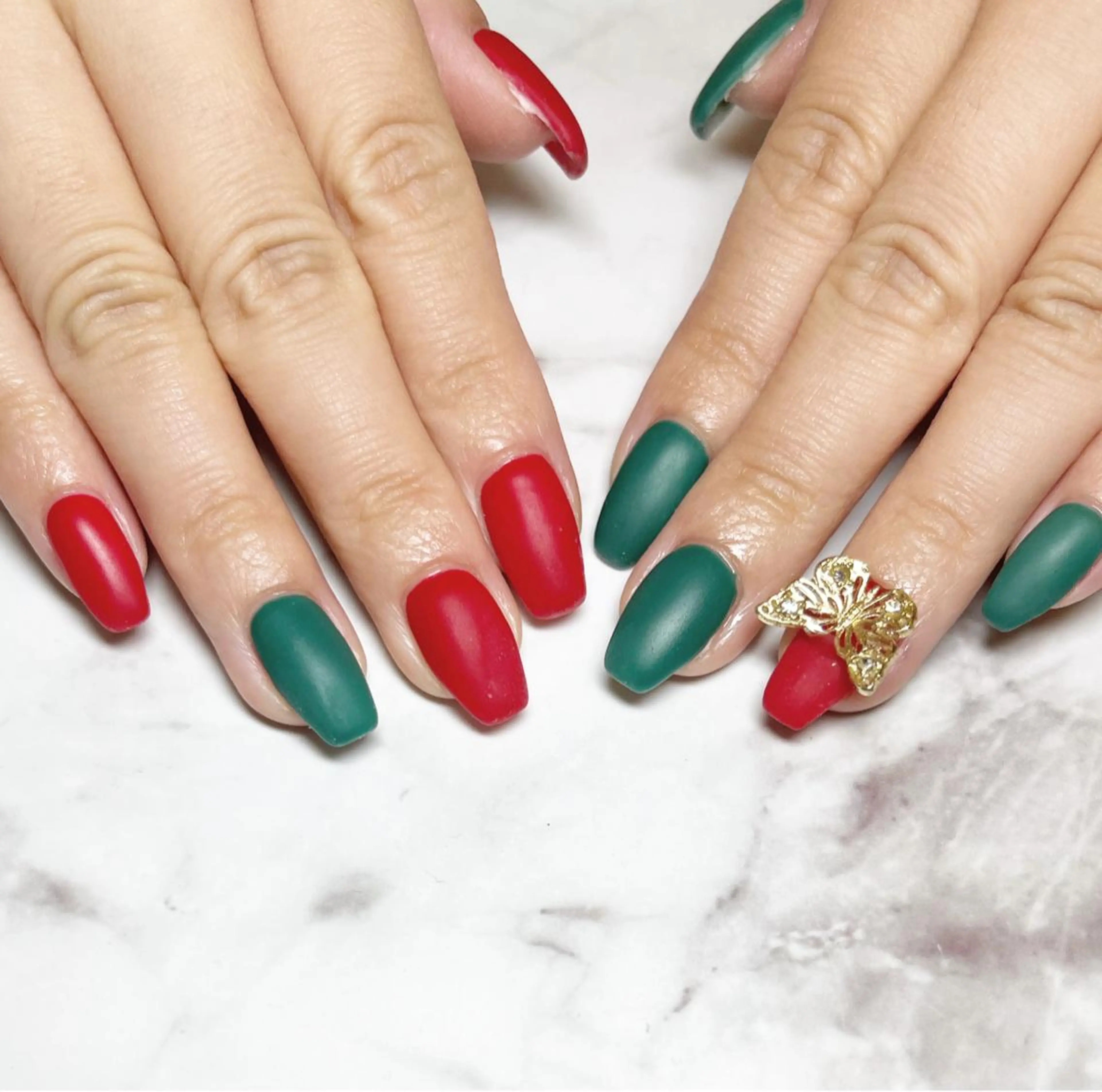 ネイル 冬ネイル クリスマス 587nail *のネイルデザイン