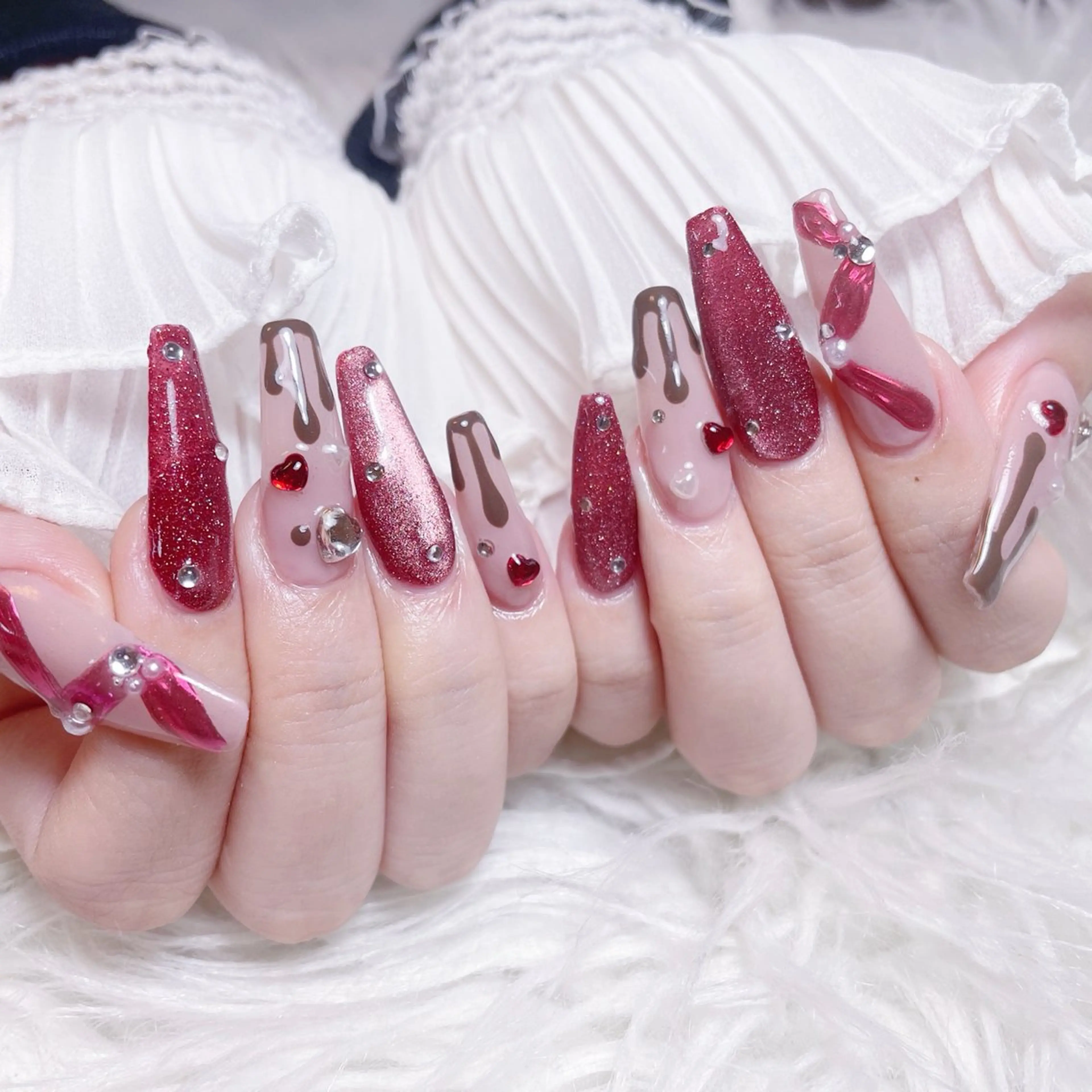 ネイル ハンドネイル 🍭Yun nail hyejin🌸のネイルデザイン