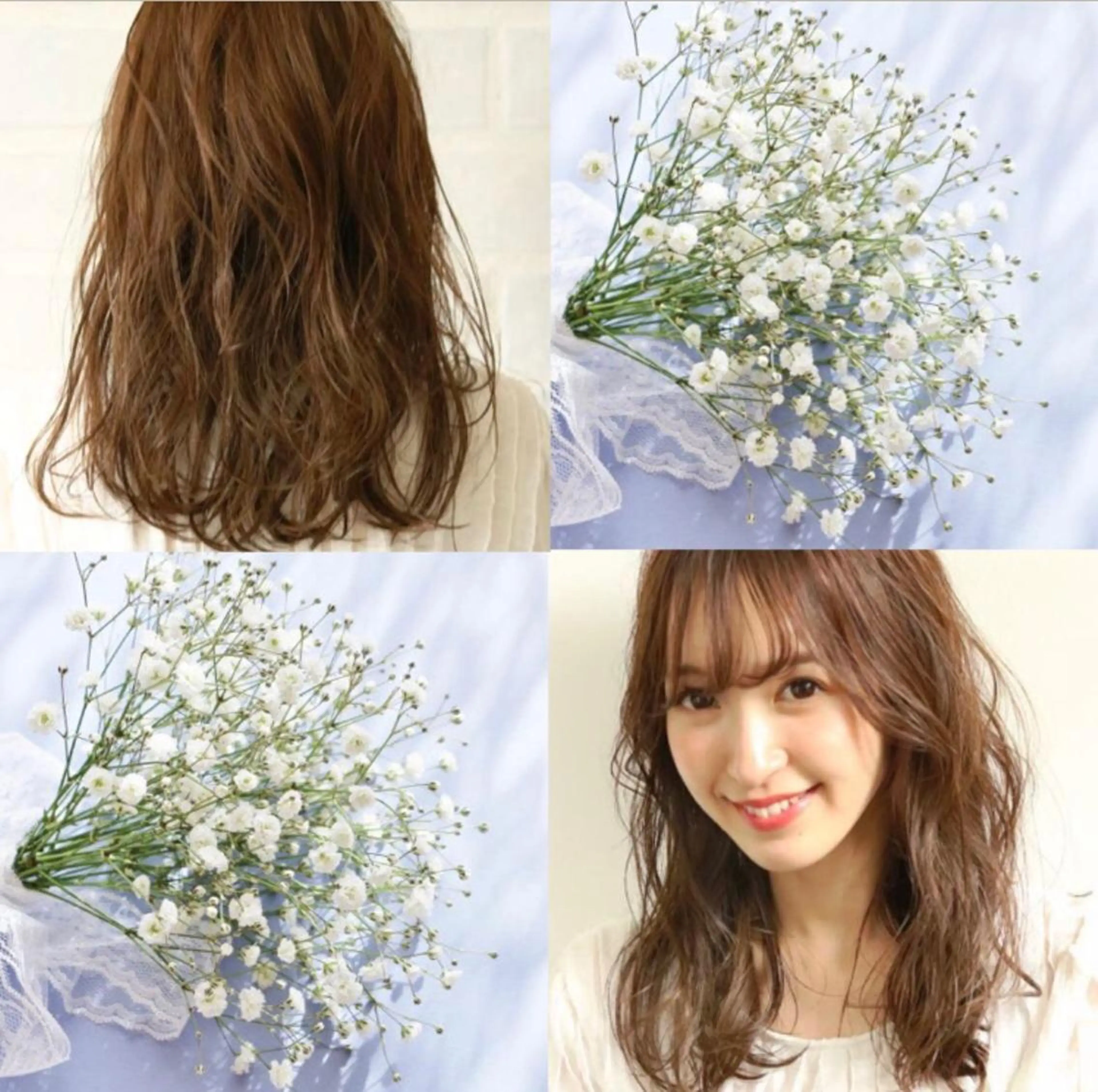 ミディアム 髪質改善 カラーJILLのヘアスタイル