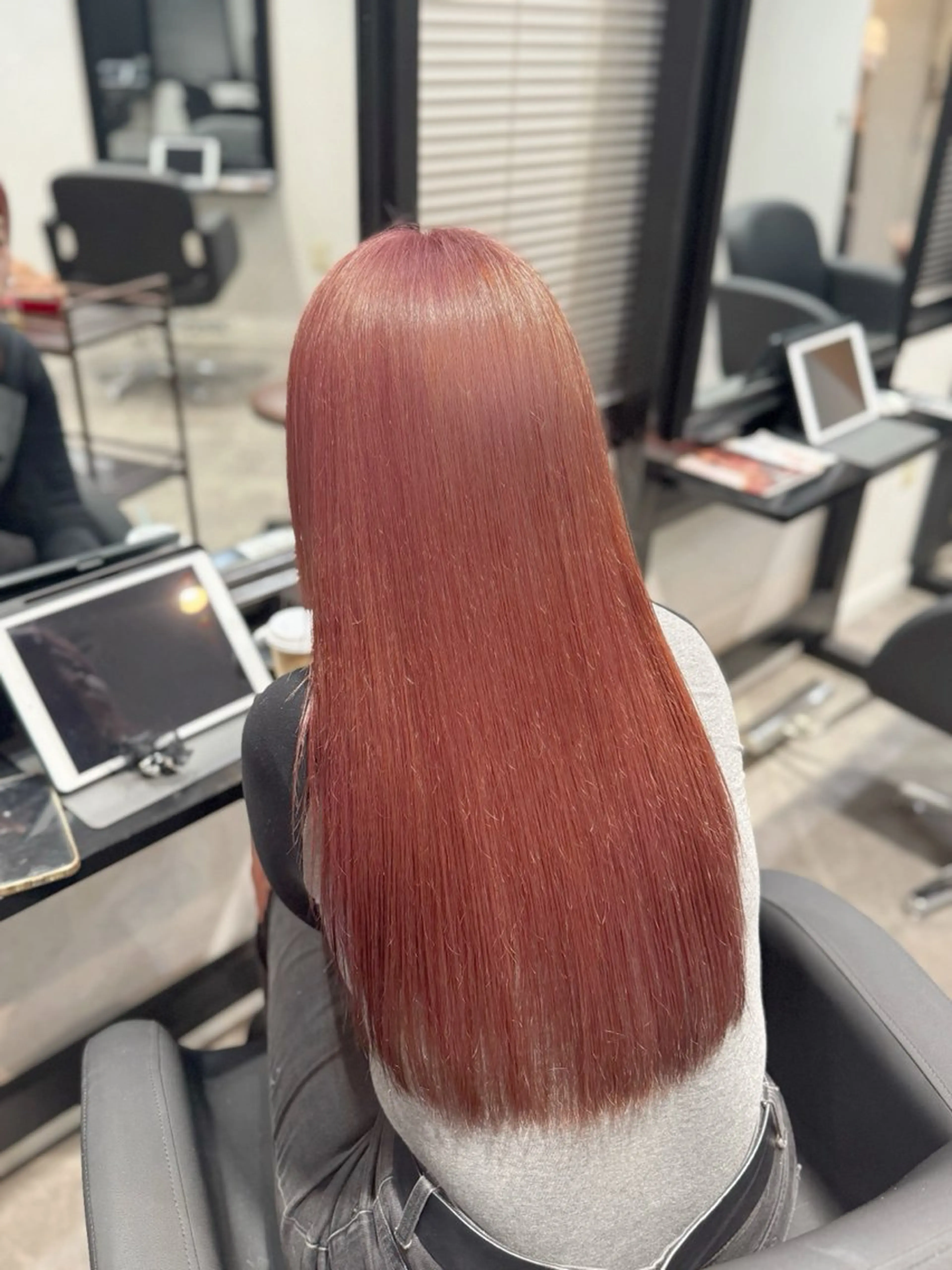 ミディアム カラー ai 梅田/暖色カラーのヘアスタイル