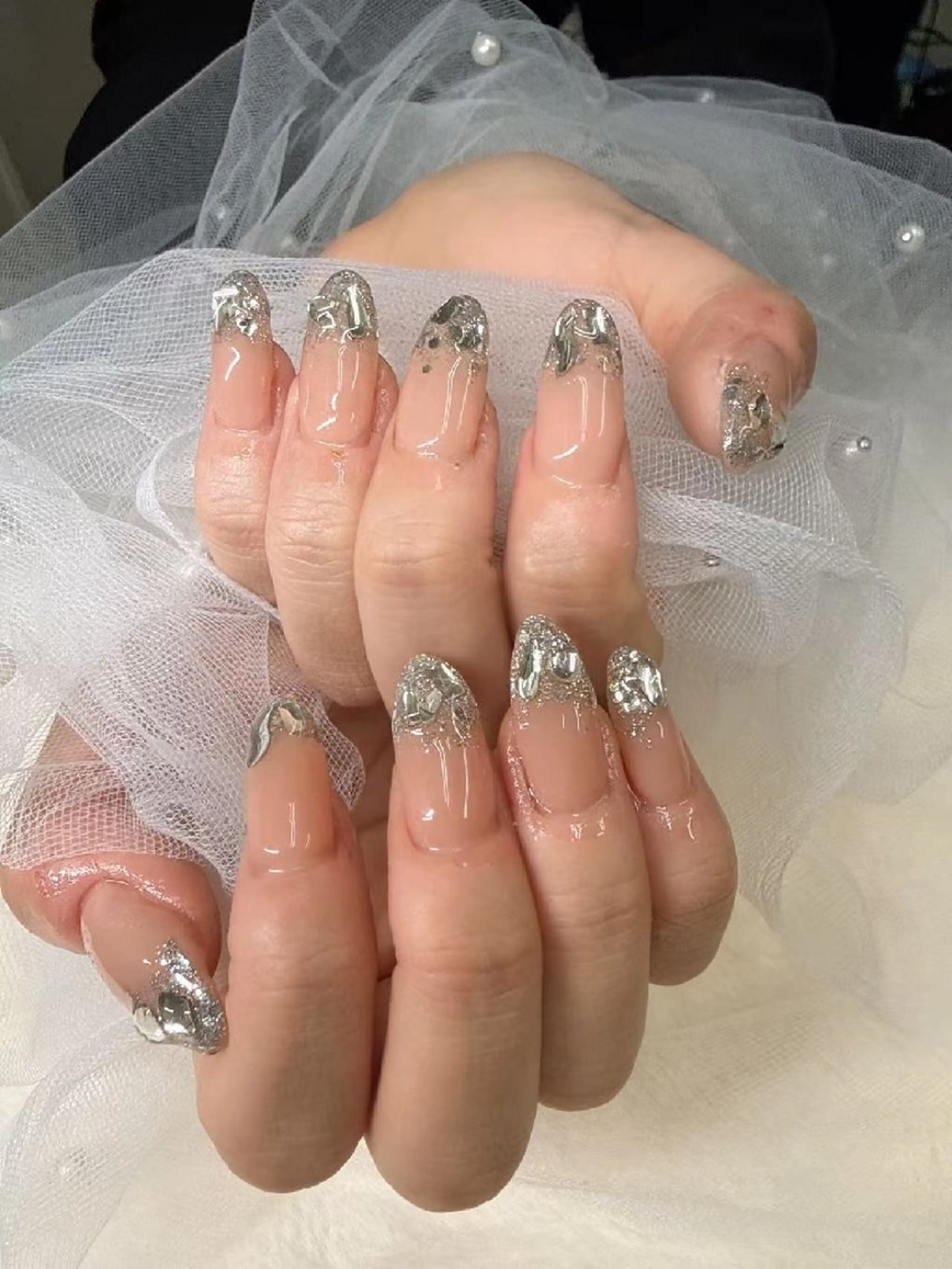 ネイル マグネットネイル 持ち込み オフィスネイル シンプルネイル ワンホンネイル ハンドネイル 佐田 美香のネイルデザイン