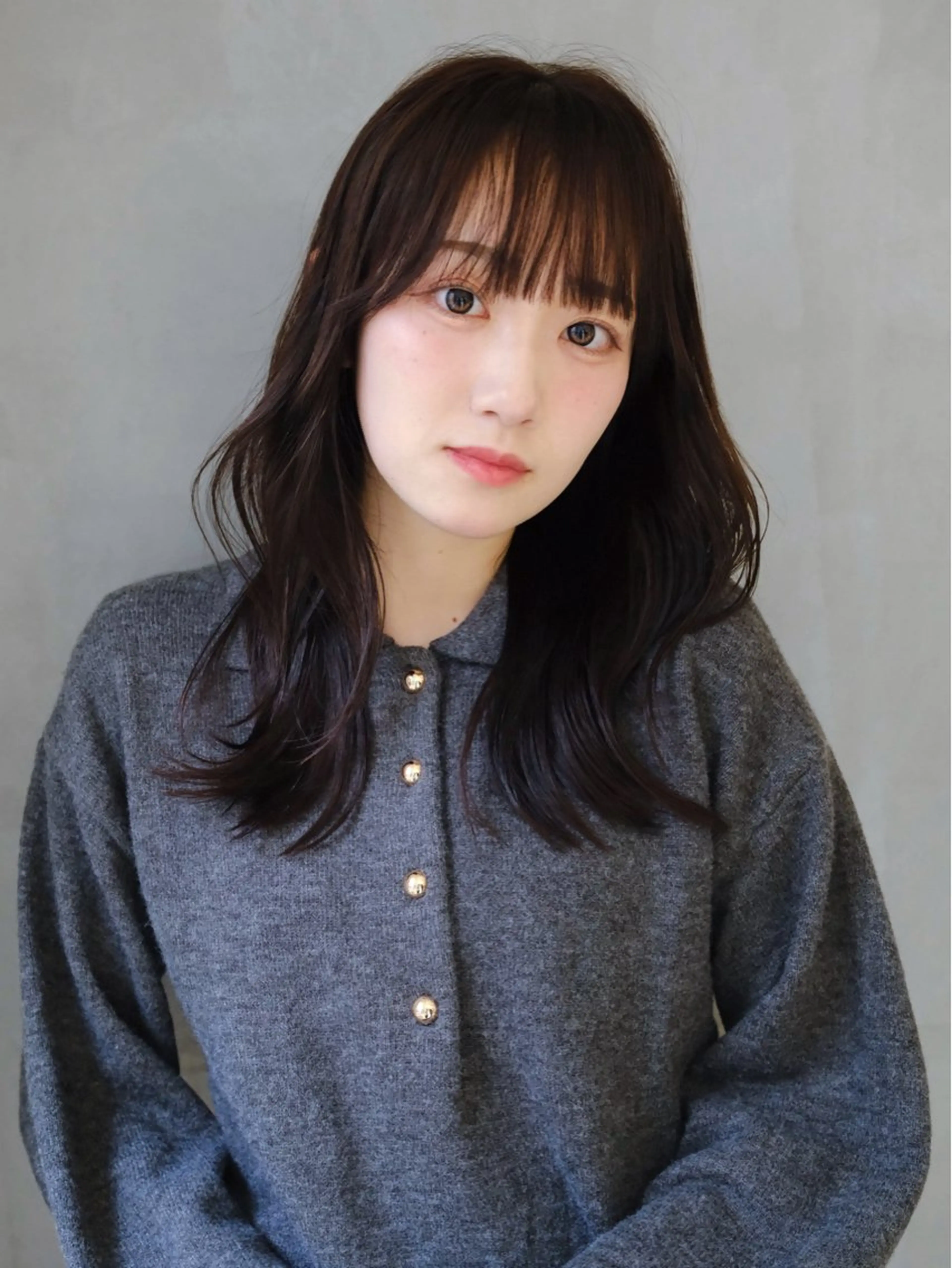 ミディアム カラー カット ヘアカラー トリートメント ショウタ/レイヤーカ ット/透明感カラーのヘアスタイル