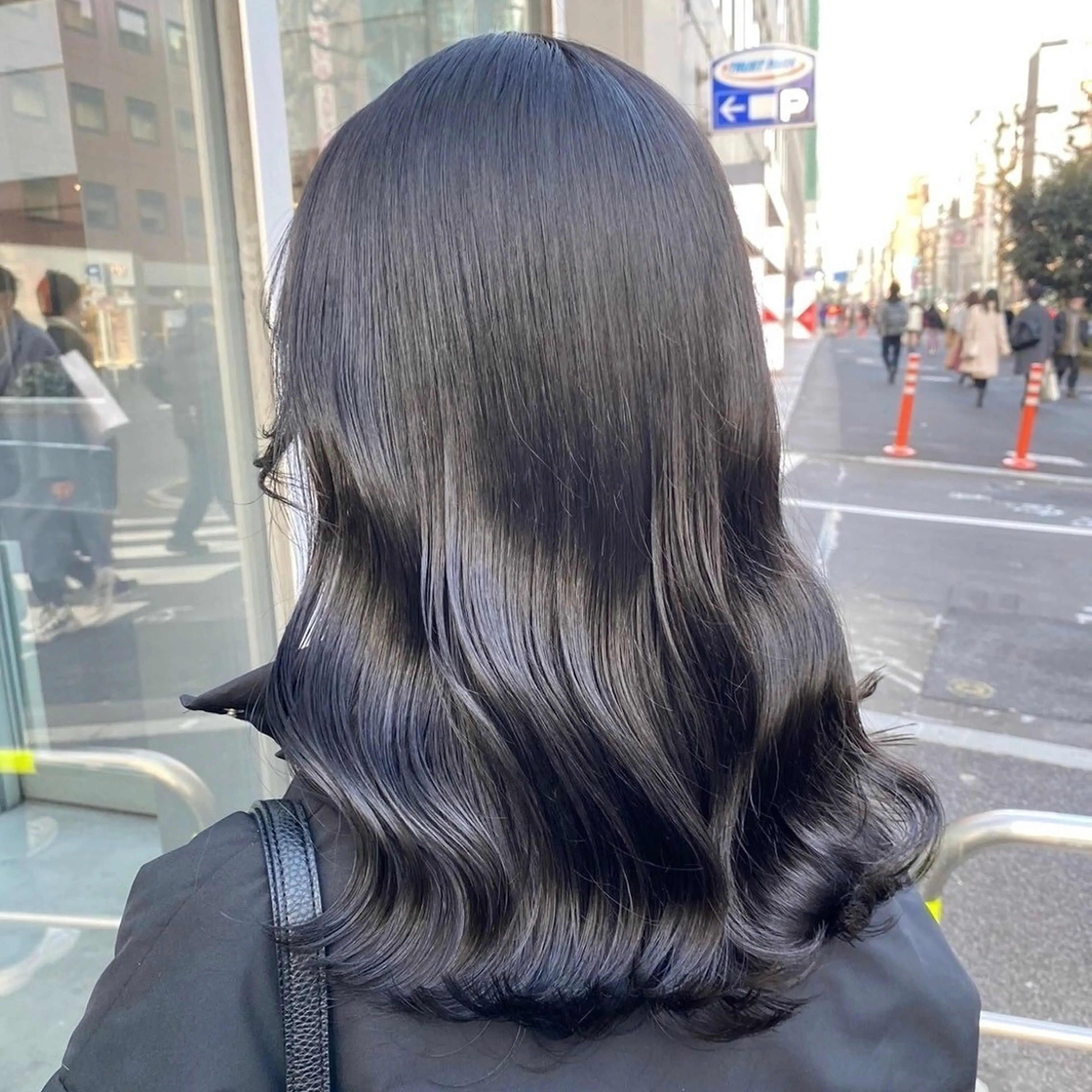 ロング カラー 韓国っぽ♡寒色/暗髪 🫧MOEKA🦋のヘアスタイル