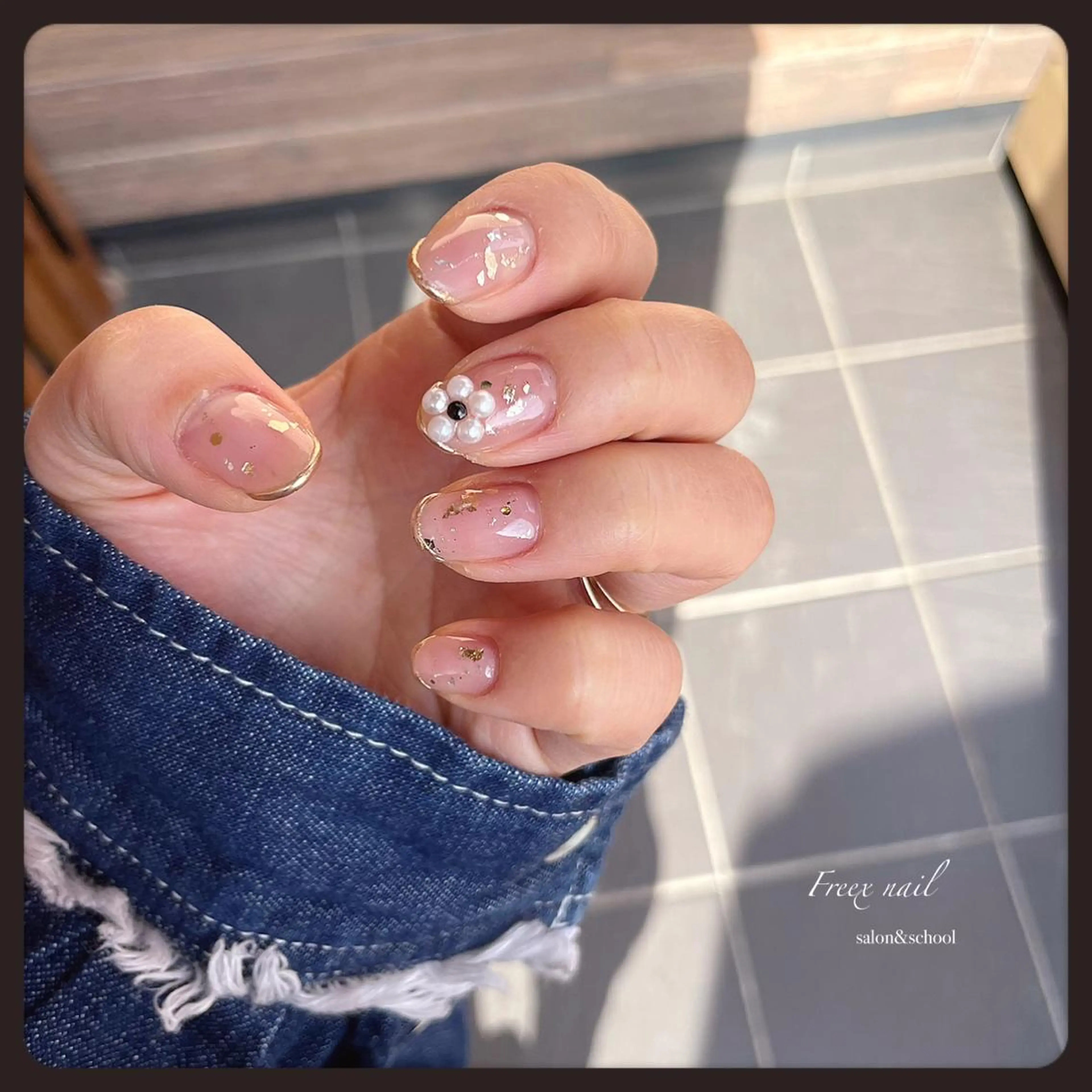 ネイル クリアネイル ハンドネイル ハンドケア freex nail /ニュアンス/個性派のネイルデザイン