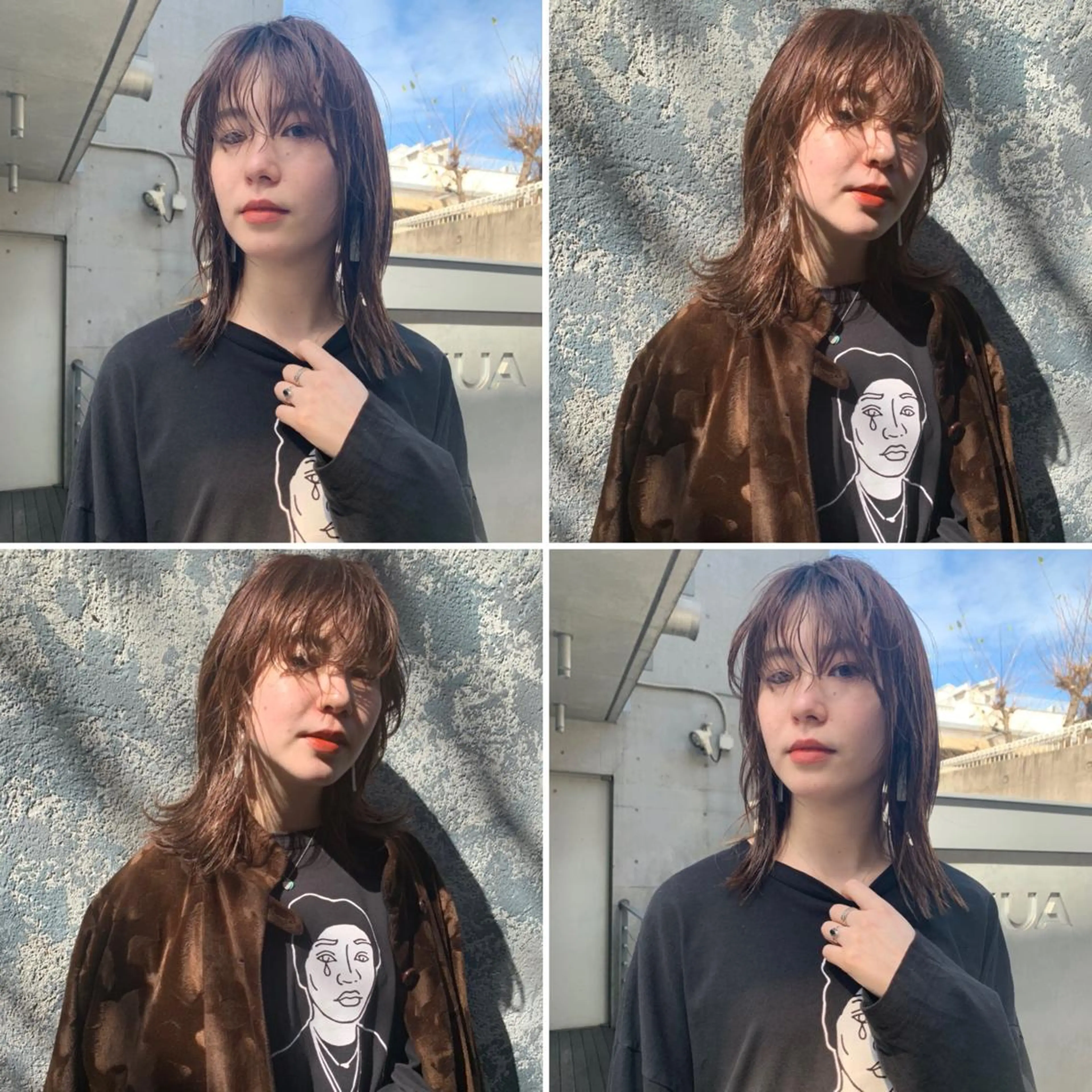 ミディアム カラー 透明感カラー×艶🩶 🌟YOSHIKIのヘアスタイル