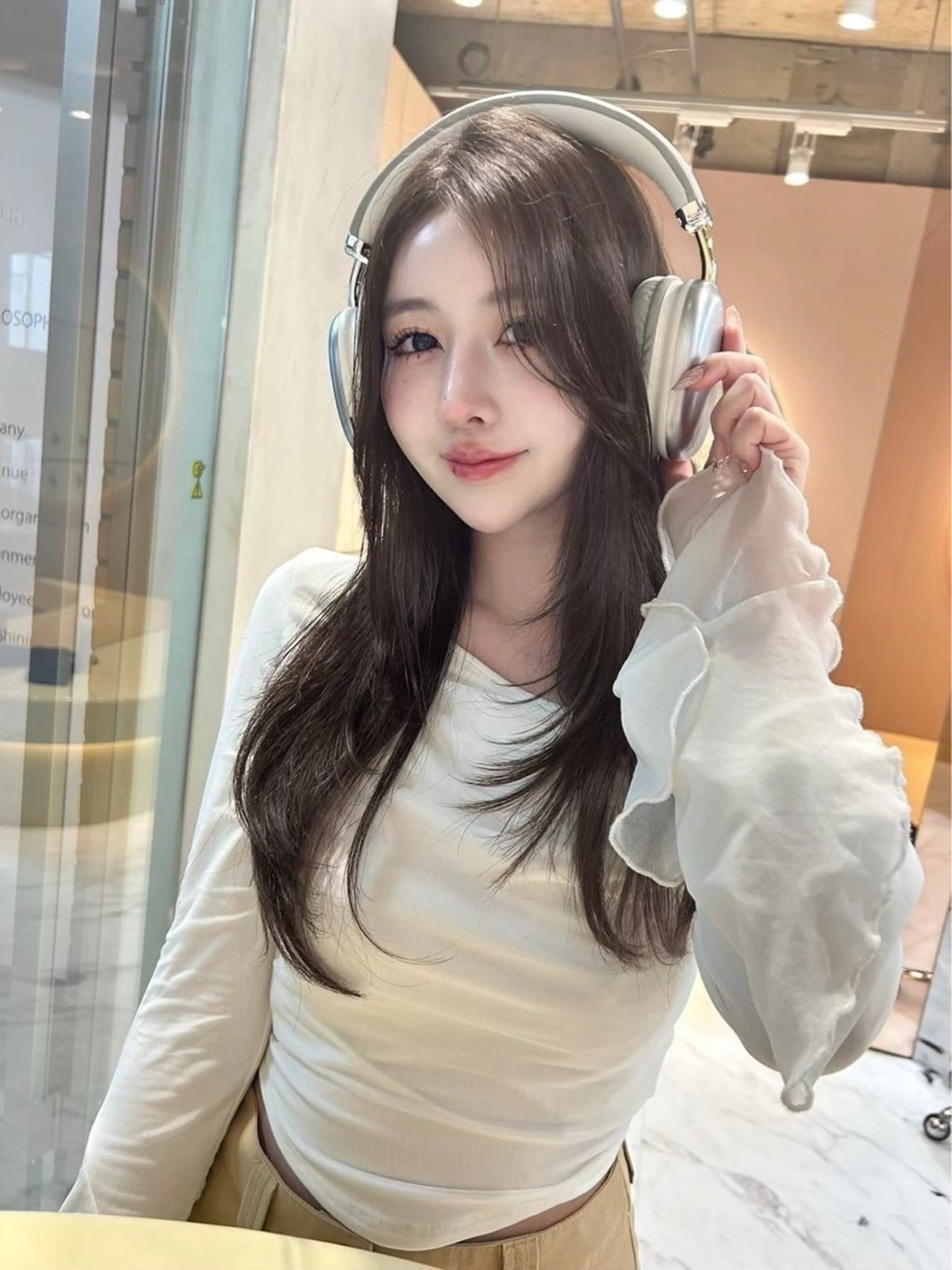 ロング ブリーチなしW🎀 髪質改善／はのんのヘアスタイル