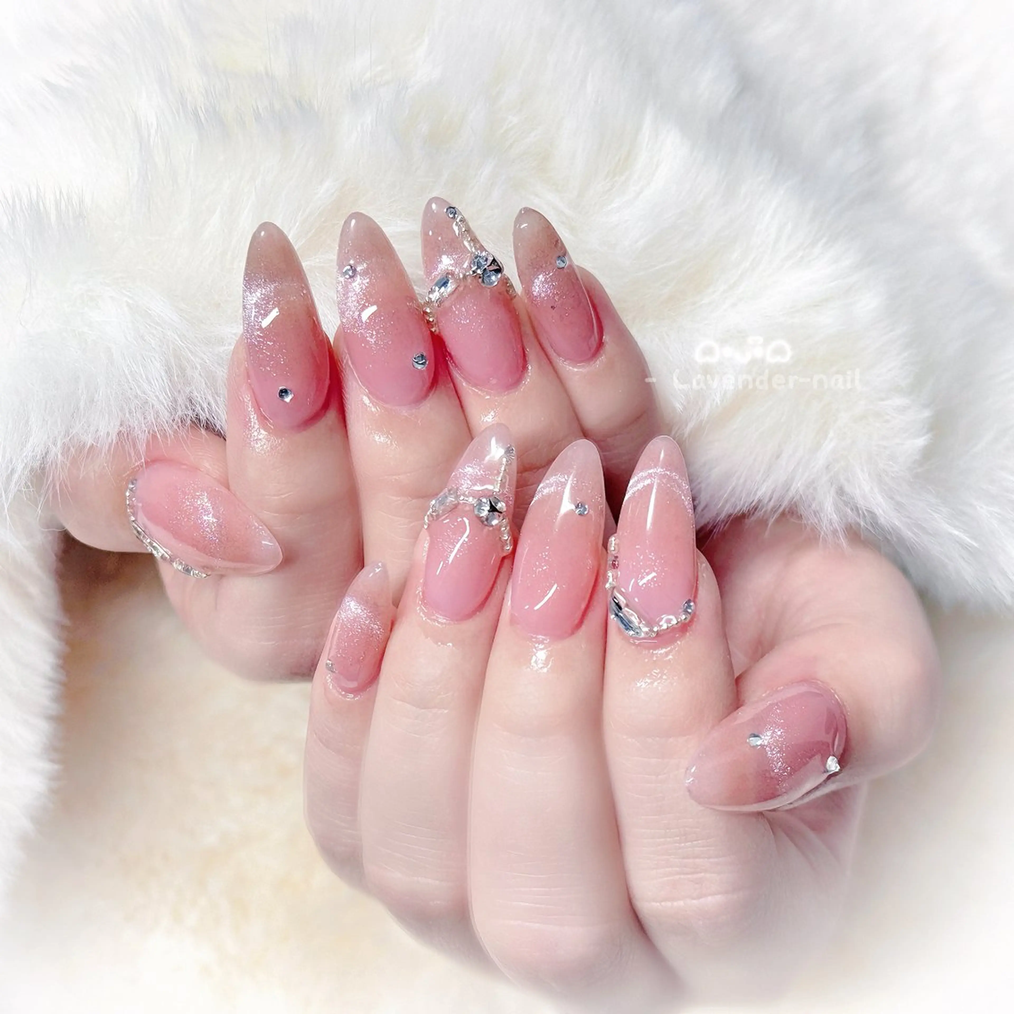 ネイル ハンドネイル Lavender nail·北18条のネイルデザイン
